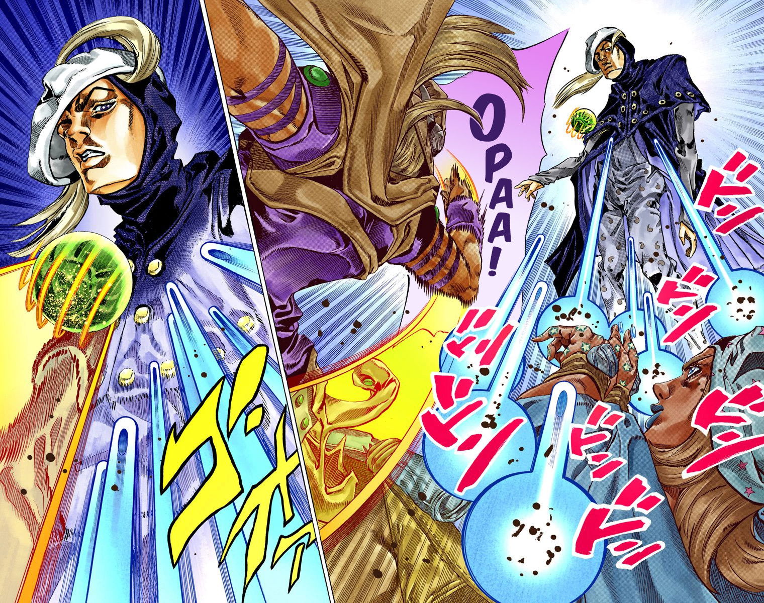 Манга Невероятные Приключения ДжоДжо Часть 7: Steel Ball Run (Цветная версия) - Глава 39 Страница 28