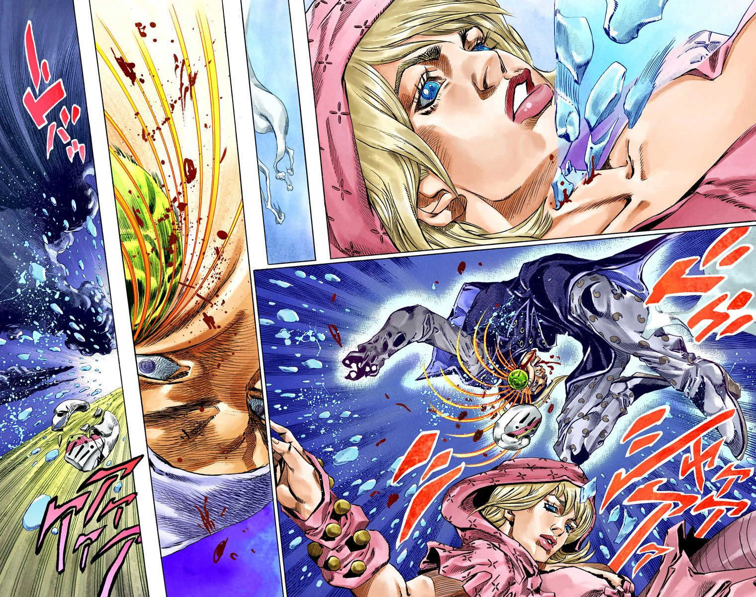 Манга Невероятные Приключения ДжоДжо Часть 7: Steel Ball Run (Цветная версия) - Глава 39 Страница 44