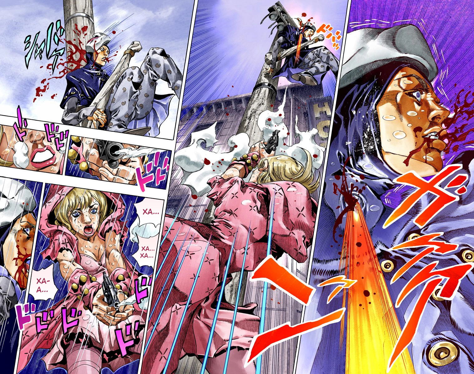 Манга Невероятные Приключения ДжоДжо Часть 7: Steel Ball Run (Цветная версия) - Глава 38 Страница 12