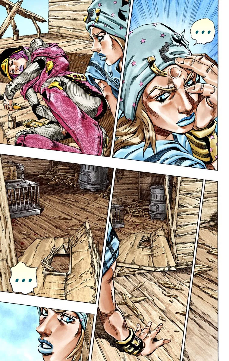 Манга Невероятные Приключения ДжоДжо Часть 7: Steel Ball Run (Цветная версия) - Глава 36 Страница 4