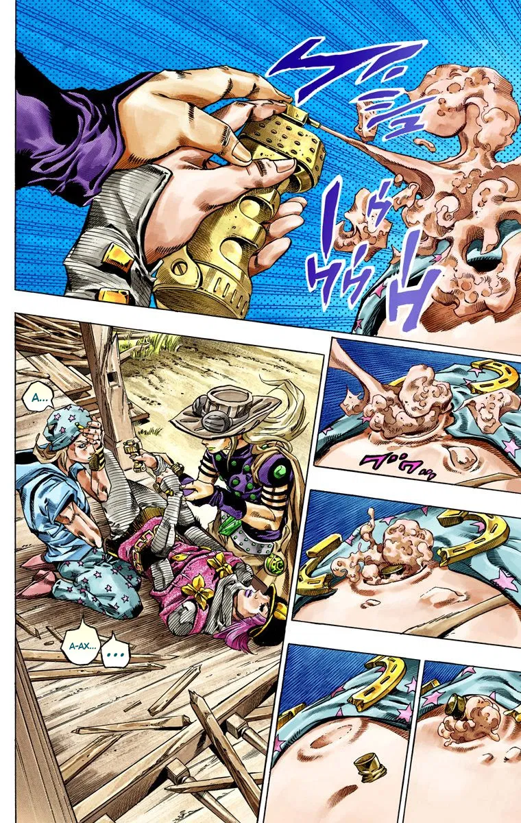 Манга Невероятные Приключения ДжоДжо Часть 7: Steel Ball Run (Цветная версия) - Глава 36 Страница 3