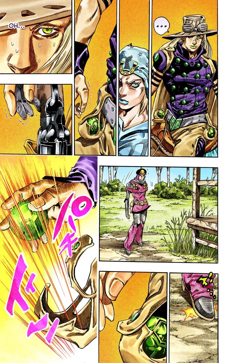 Манга Невероятные Приключения ДжоДжо Часть 7: Steel Ball Run (Цветная версия) - Глава 34 Страница 24