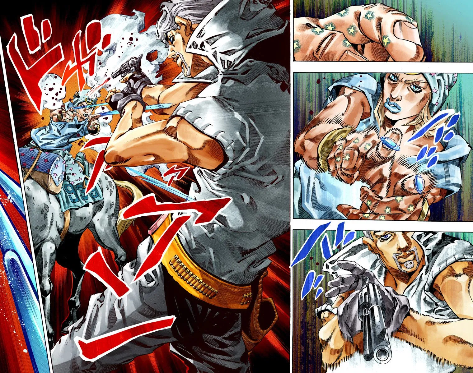 Манга Невероятные Приключения ДжоДжо Часть 7: Steel Ball Run (Цветная версия) - Глава 34 Страница 42