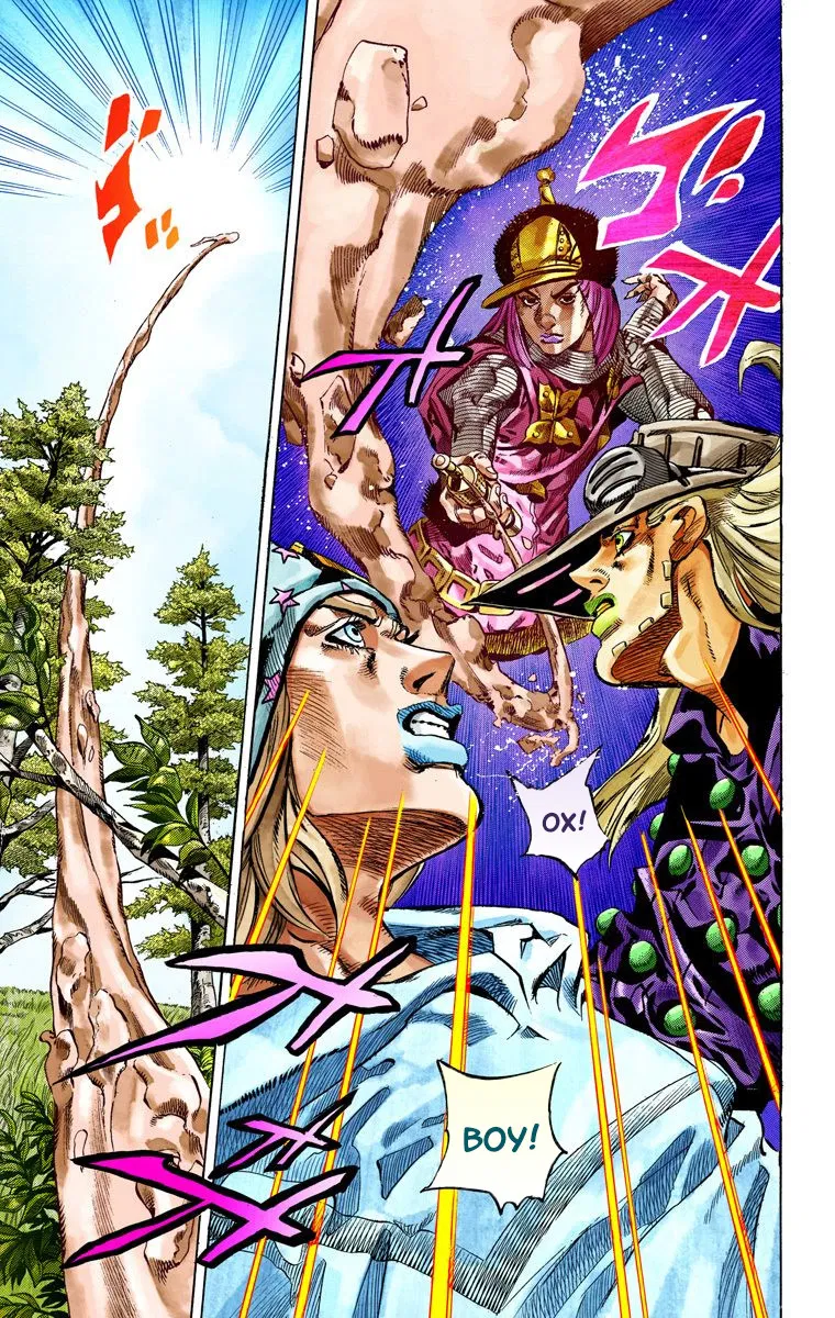 Манга Невероятные Приключения ДжоДжо Часть 7: Steel Ball Run (Цветная версия) - Глава 34 Страница 14