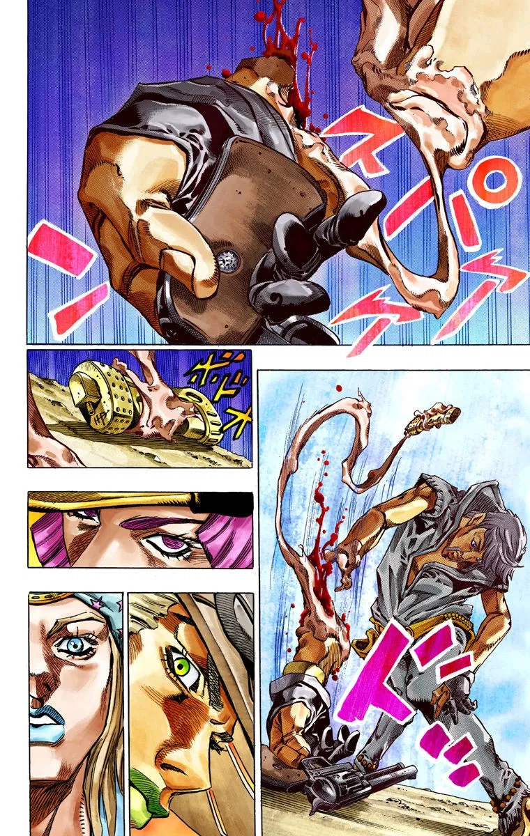 Манга Невероятные Приключения ДжоДжо Часть 7: Steel Ball Run (Цветная версия) - Глава 34 Страница 34