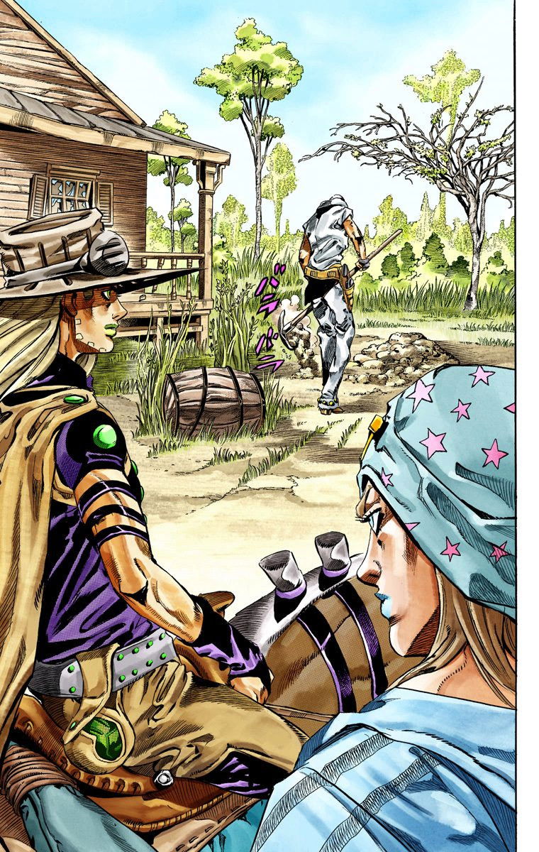 Манга Невероятные Приключения ДжоДжо Часть 7: Steel Ball Run (Цветная версия) - Глава 34 Страница 18