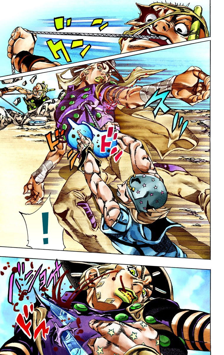 Манга Невероятные Приключения ДжоДжо Часть 7: Steel Ball Run (Цветная версия) - Глава 27 Страница 28