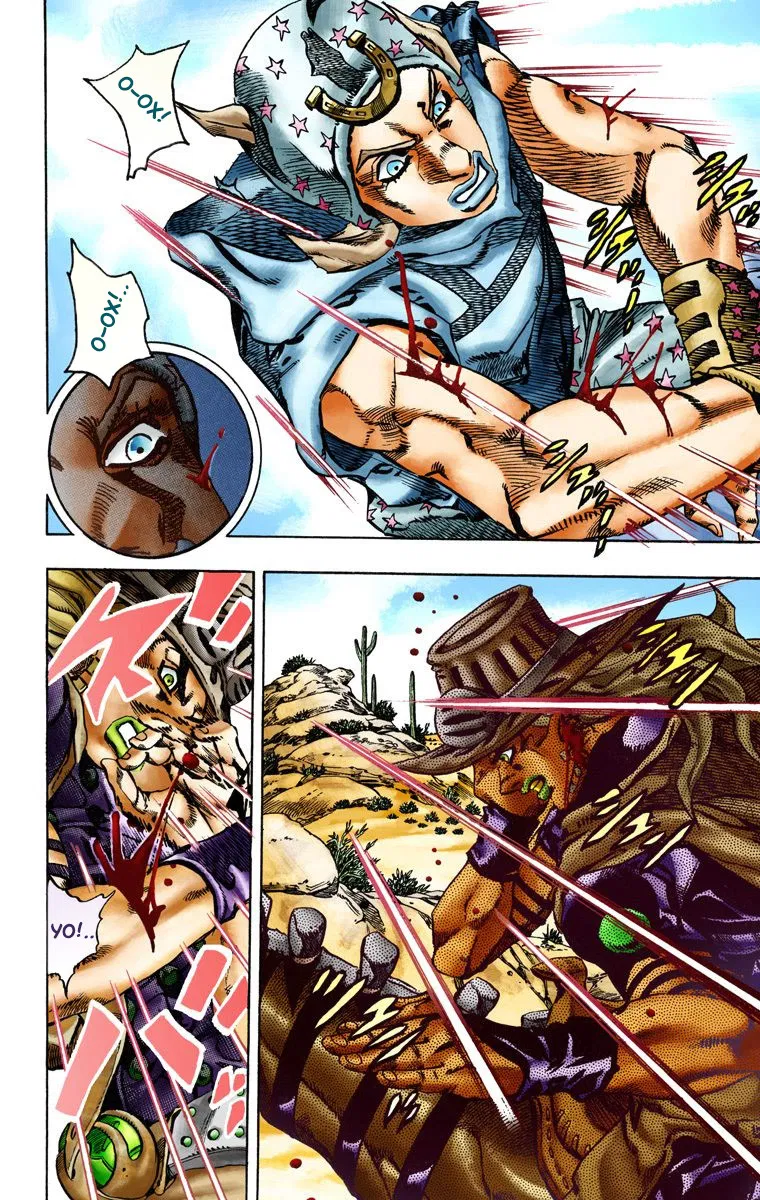 Манга Невероятные Приключения ДжоДжо Часть 7: Steel Ball Run (Цветная версия) - Глава 14 Страница 8