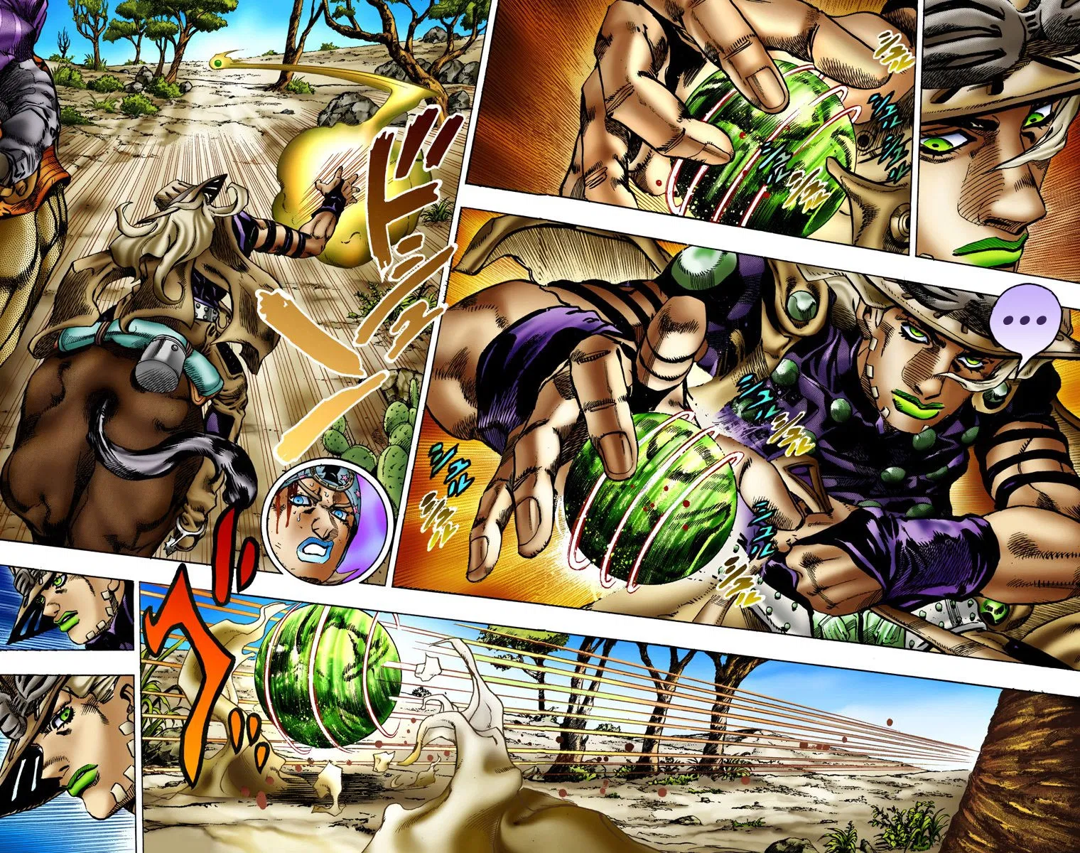 Манга Невероятные Приключения ДжоДжо Часть 7: Steel Ball Run (Цветная версия) - Глава 5 Страница 16