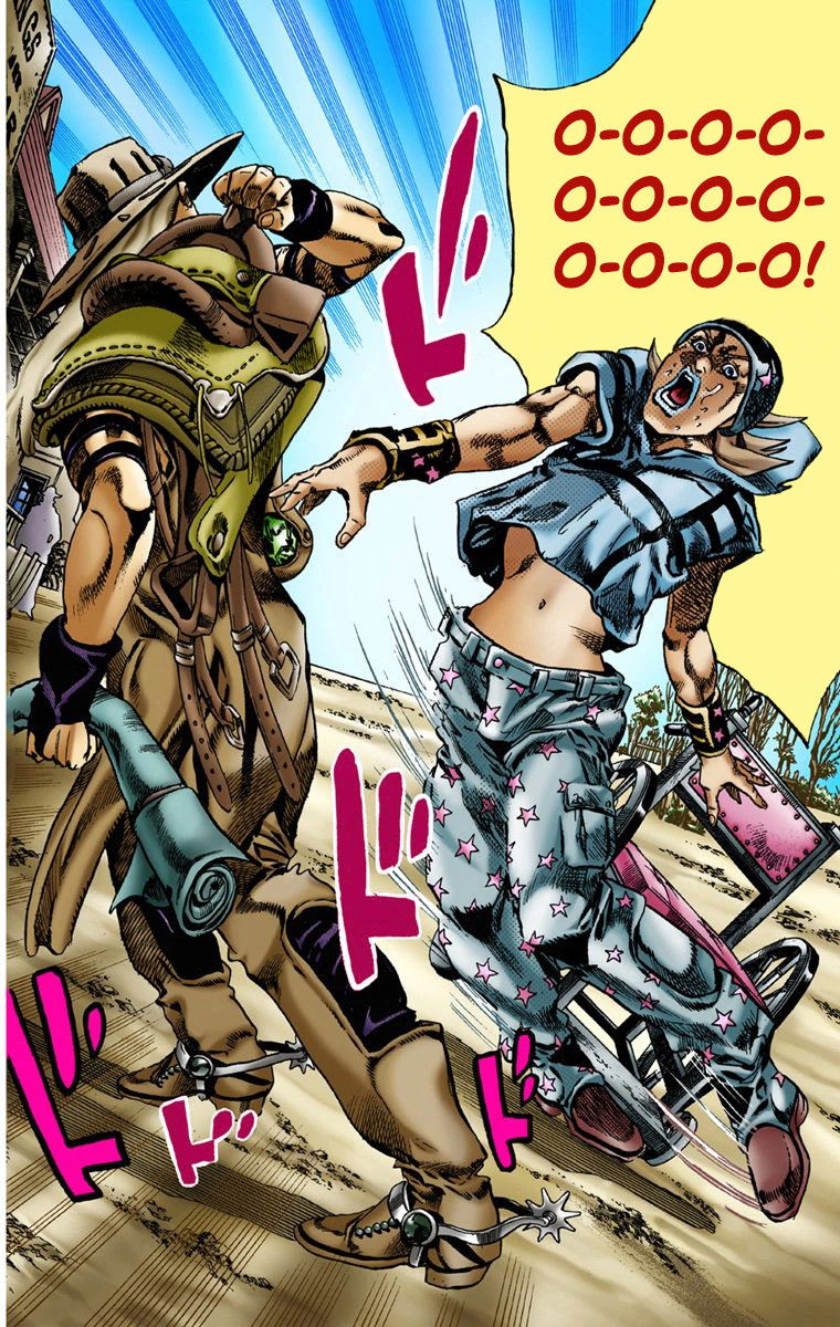 Манга Невероятные Приключения ДжоДжо Часть 7: Steel Ball Run (Цветная версия) - Глава 3 Страница 18