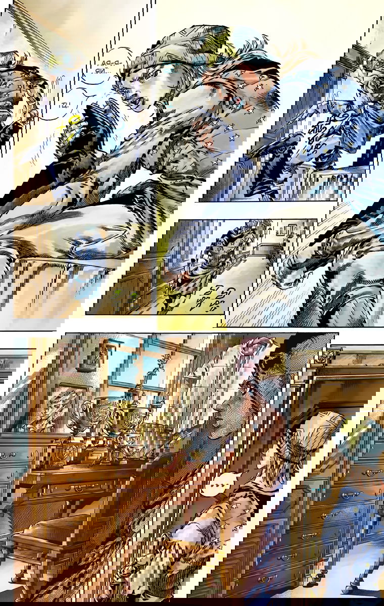 Манга Невероятные Приключения ДжоДжо Часть 7: Steel Ball Run (Цветная версия) - Глава 42 Страница 18