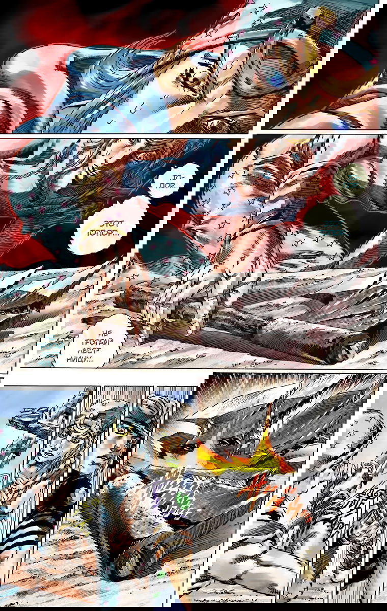 Манга Невероятные Приключения ДжоДжо Часть 7: Steel Ball Run (Цветная версия) - Глава 41 Страница 16
