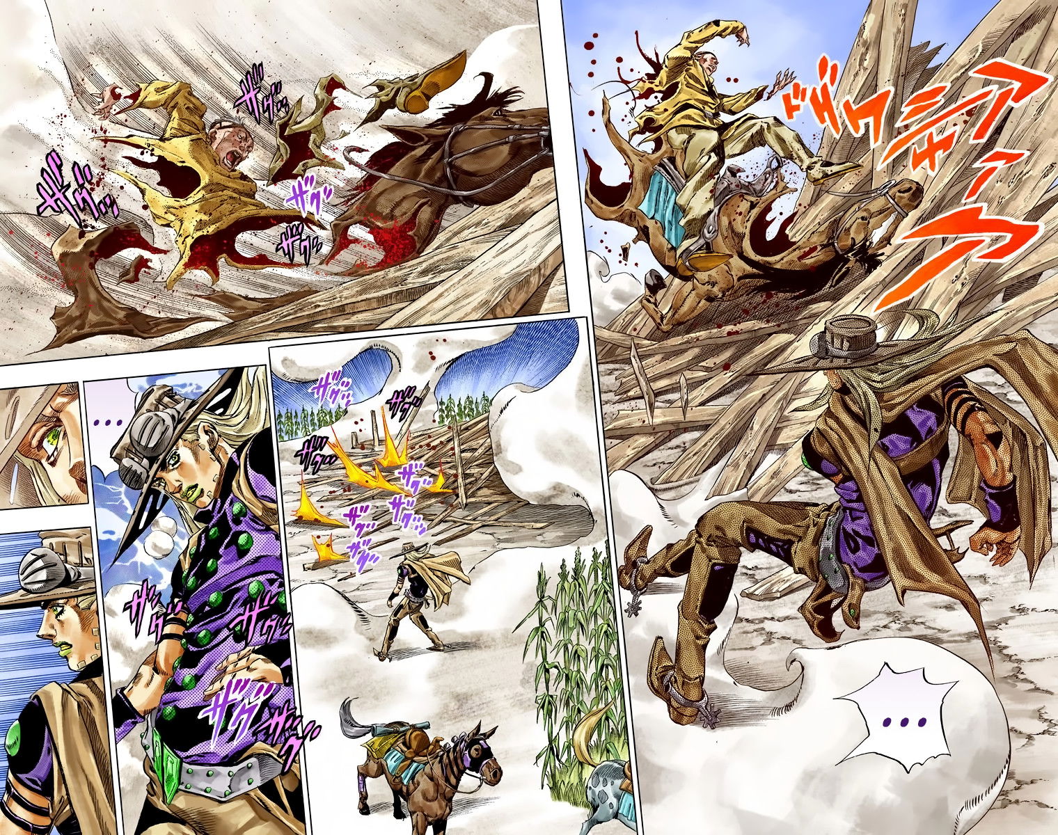 Манга Невероятные Приключения ДжоДжо Часть 7: Steel Ball Run (Цветная версия) - Глава 41 Страница 31