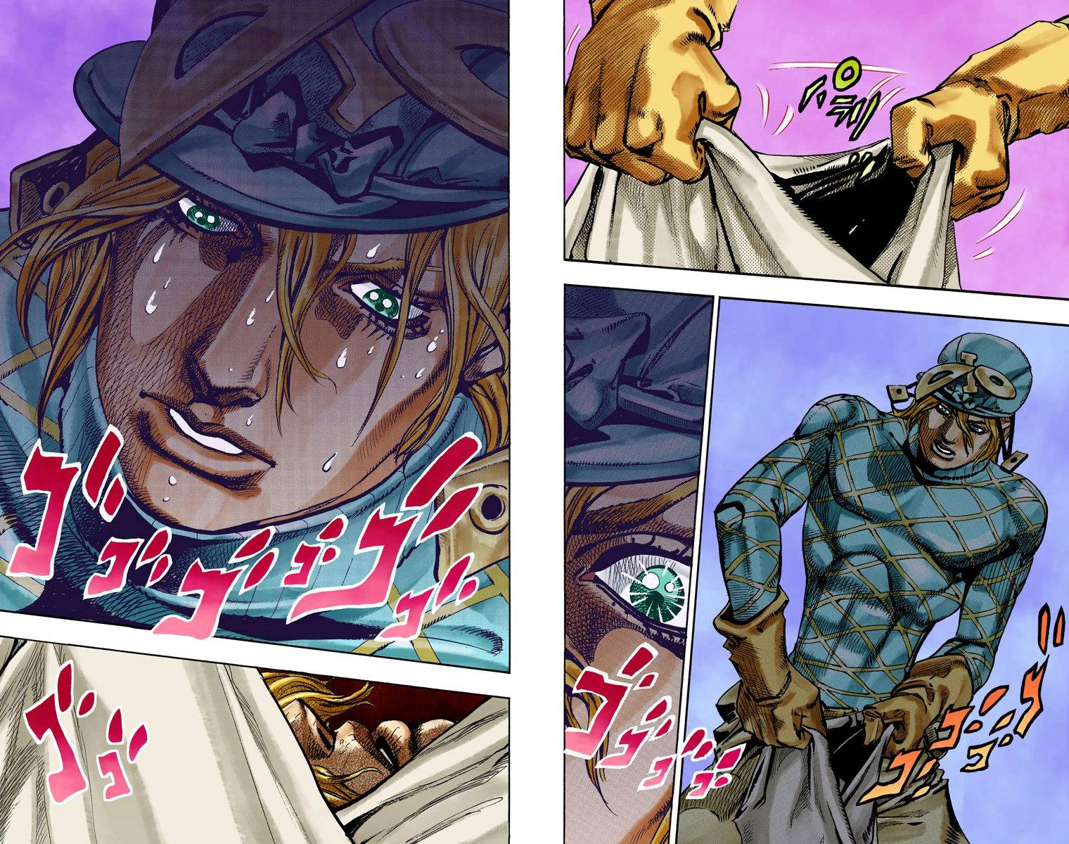 Манга Невероятные Приключения ДжоДжо Часть 7: Steel Ball Run (Цветная версия) - Глава 92 Страница 71