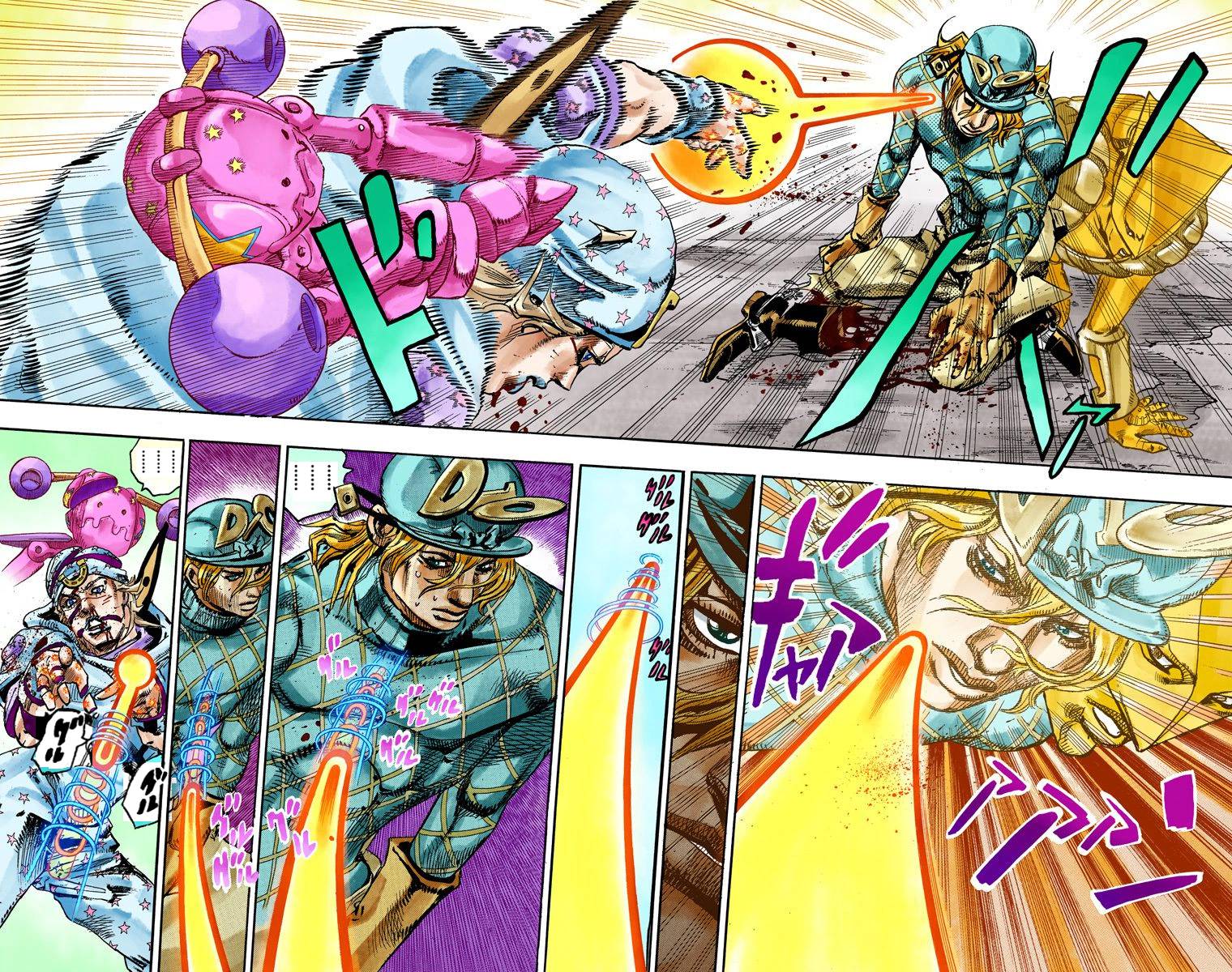 Манга Невероятные Приключения ДжоДжо Часть 7: Steel Ball Run (Цветная версия) - Глава 92 Страница 53