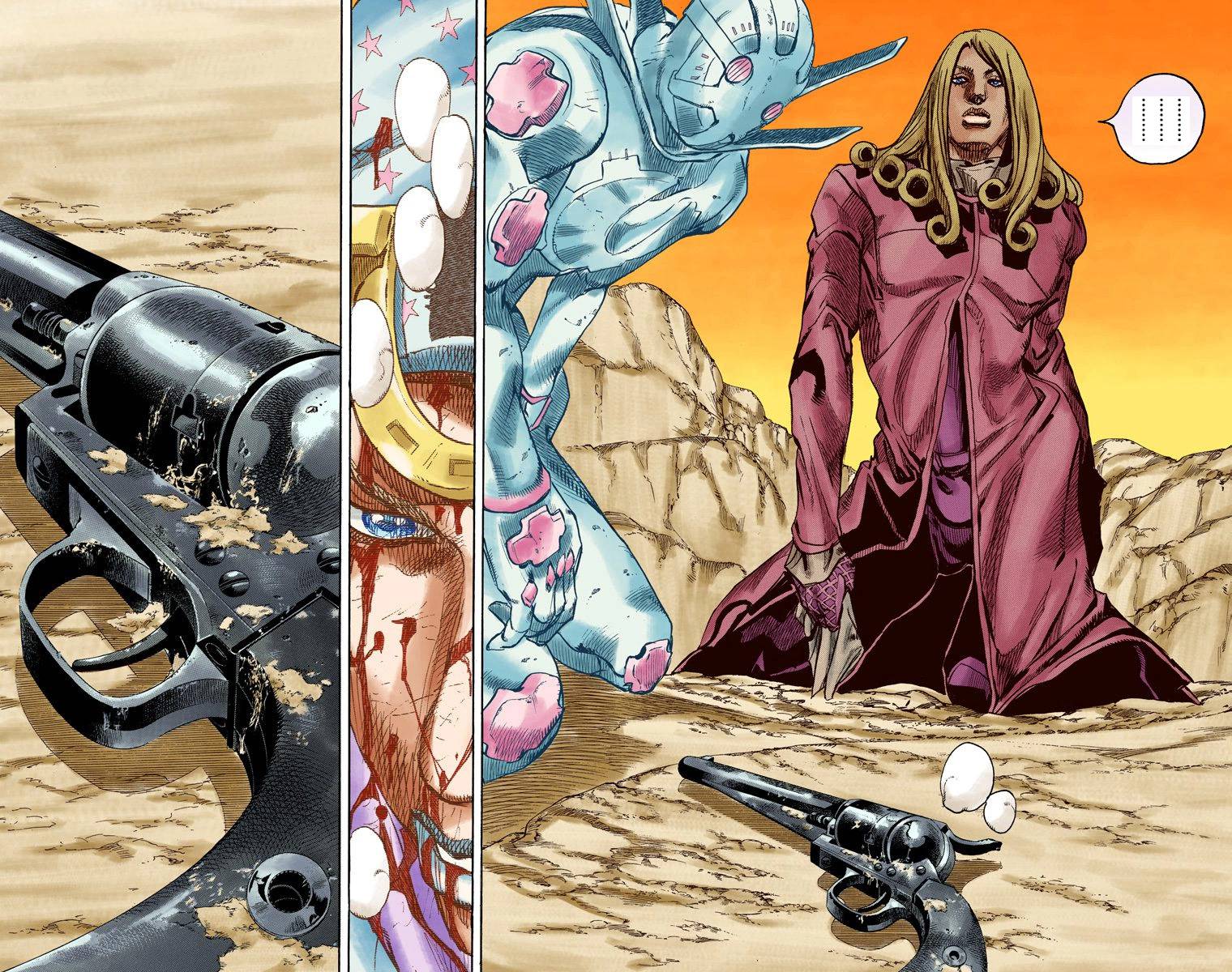 Манга Невероятные Приключения ДжоДжо Часть 7: Steel Ball Run (Цветная версия) - Глава 89 Страница 9