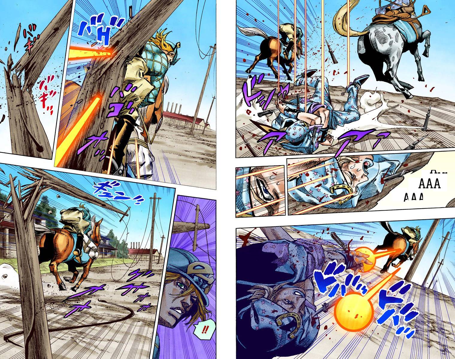 Манга Невероятные Приключения ДжоДжо Часть 7: Steel Ball Run (Цветная версия) - Глава 89 Страница 59