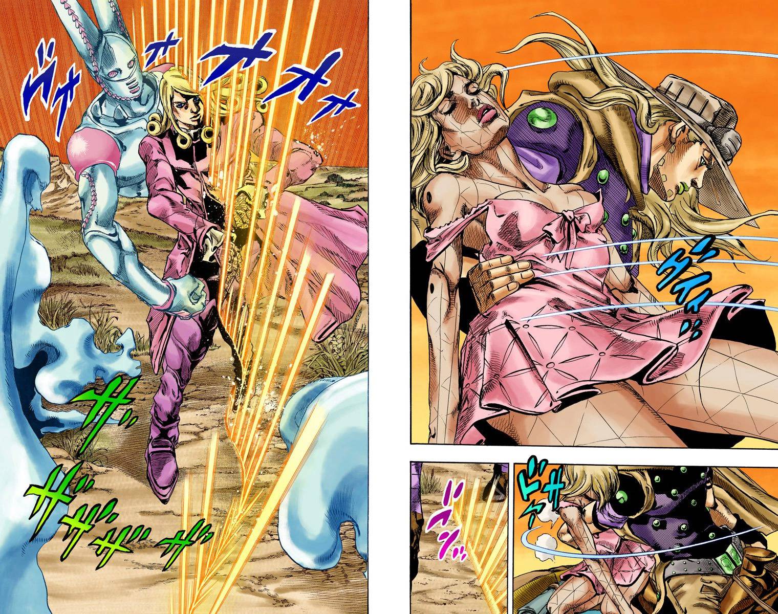 Манга Невероятные Приключения ДжоДжо Часть 7: Steel Ball Run (Цветная версия) - Глава 81 Страница 38