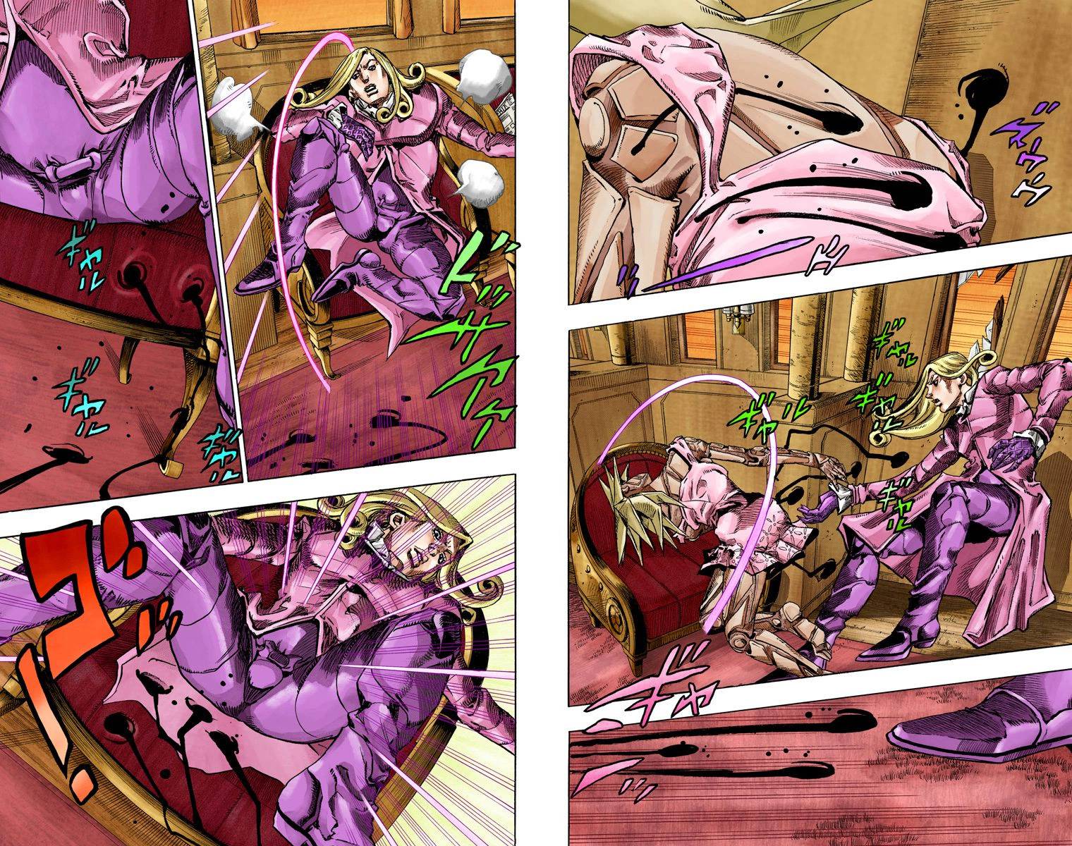 Манга Невероятные Приключения ДжоДжо Часть 7: Steel Ball Run (Цветная версия) - Глава 77 Страница 42