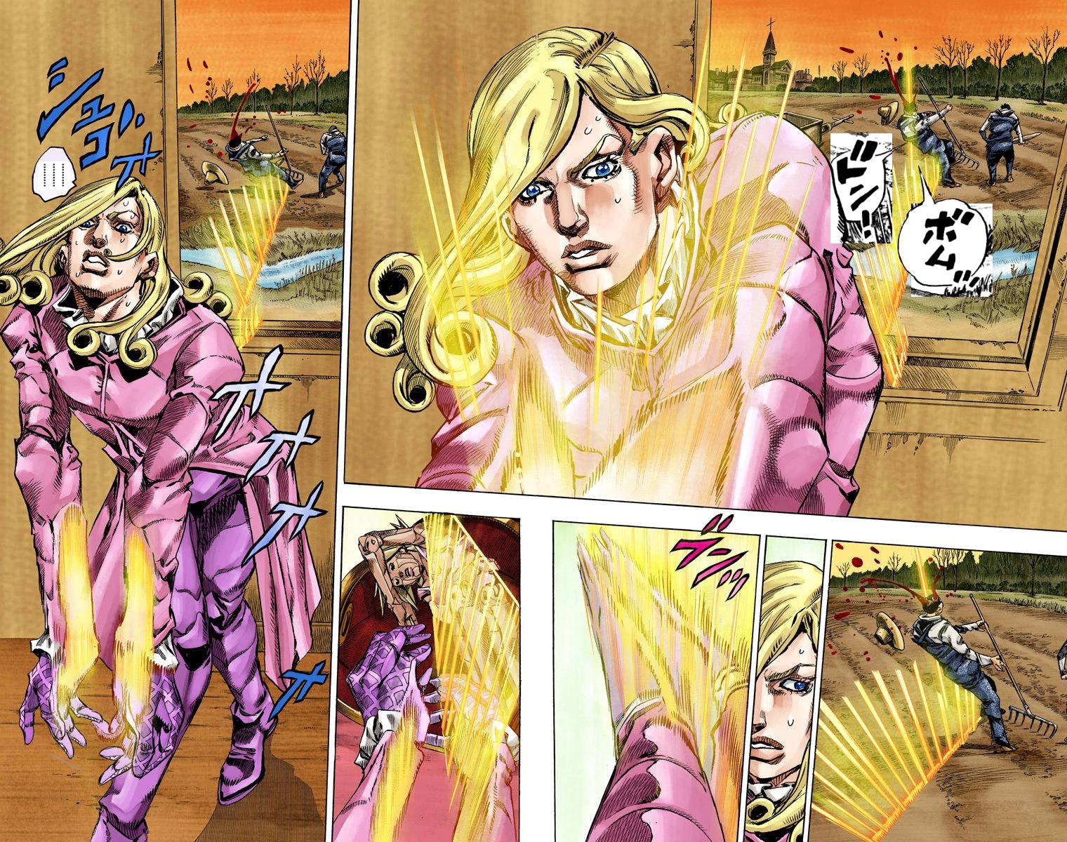 Манга Невероятные Приключения ДжоДжо Часть 7: Steel Ball Run (Цветная версия) - Глава 77 Страница 46