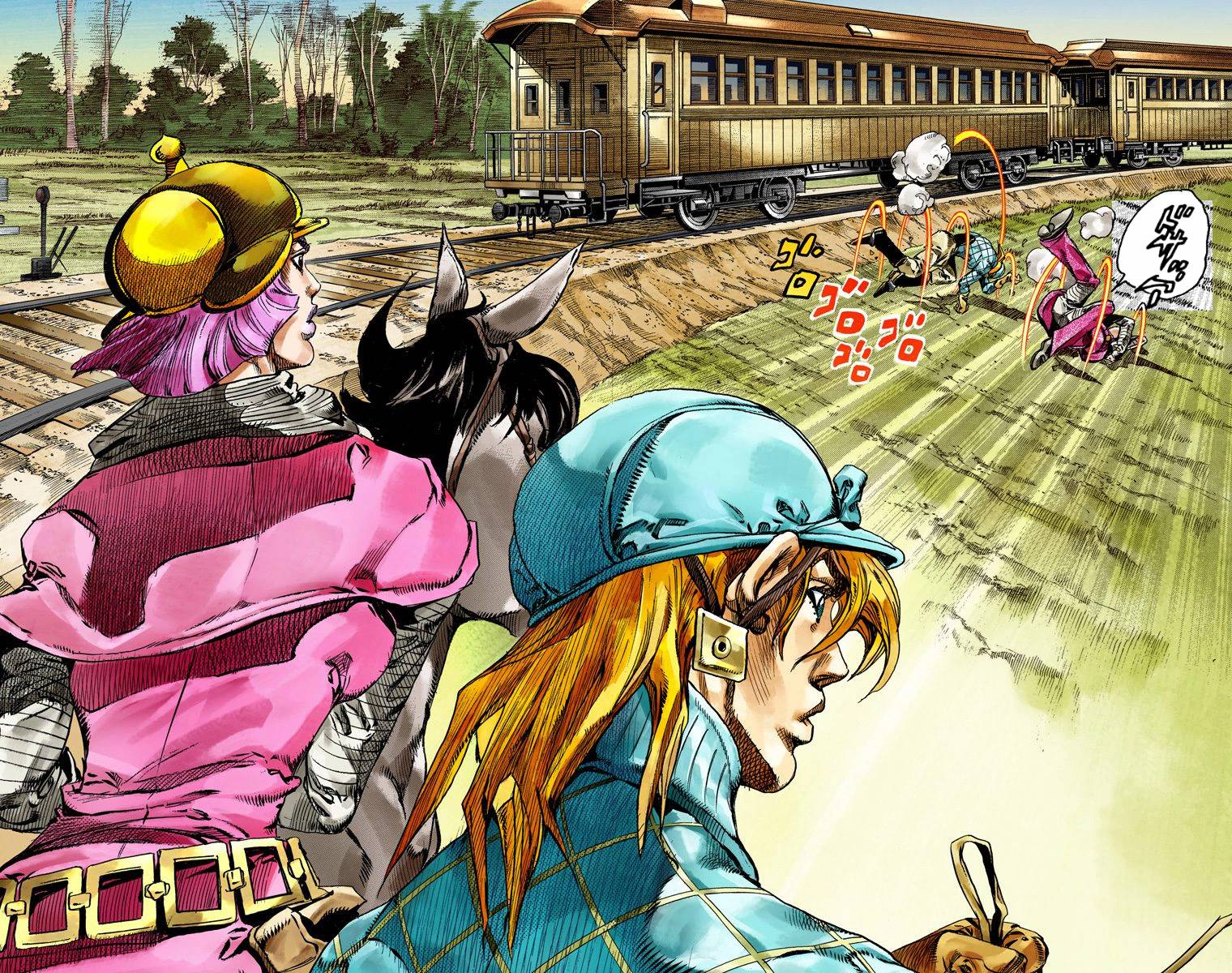 Манга Невероятные Приключения ДжоДжо Часть 7: Steel Ball Run (Цветная версия) - Глава 73 Страница 26