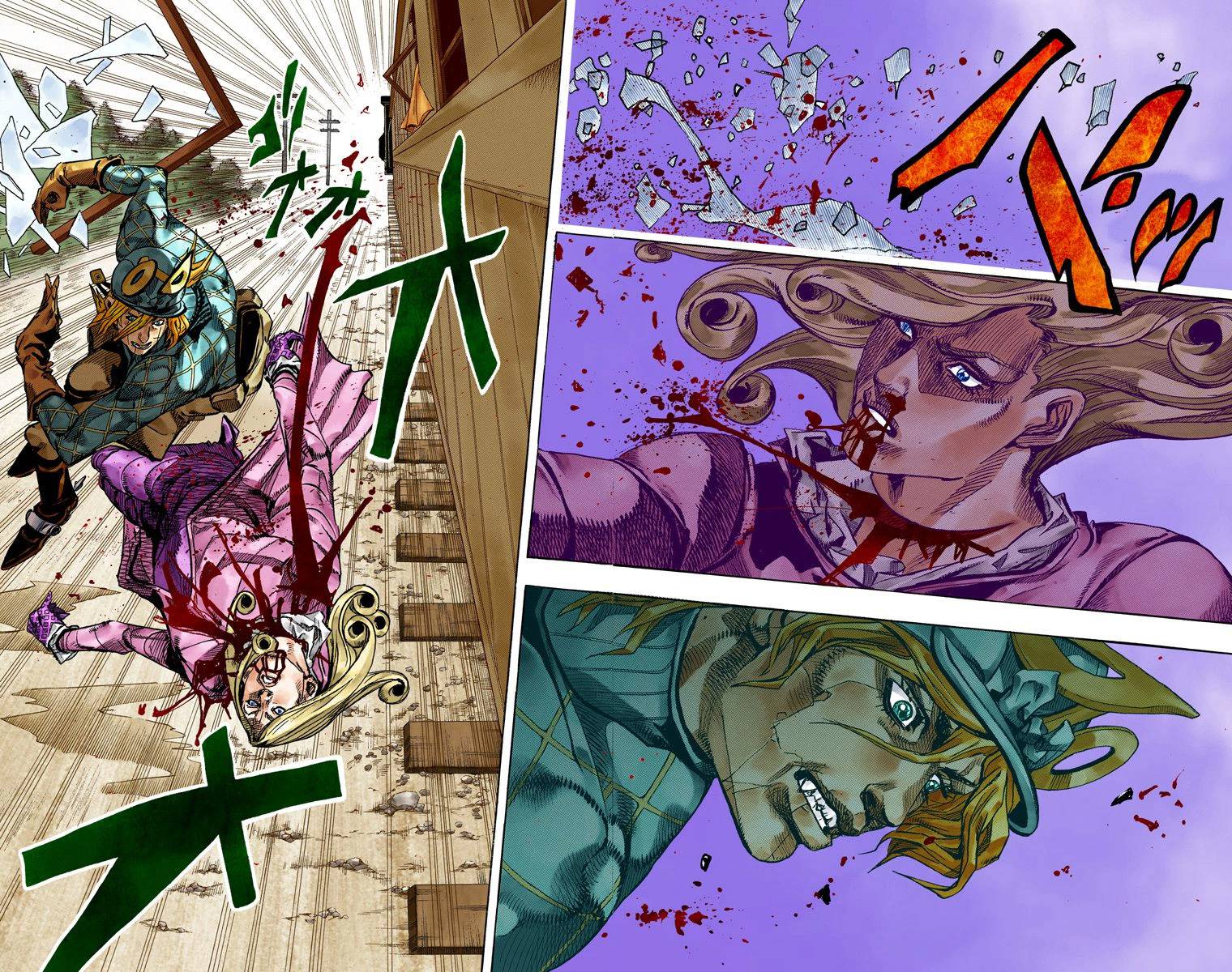 Манга Невероятные Приключения ДжоДжо Часть 7: Steel Ball Run (Цветная версия) - Глава 73 Страница 81