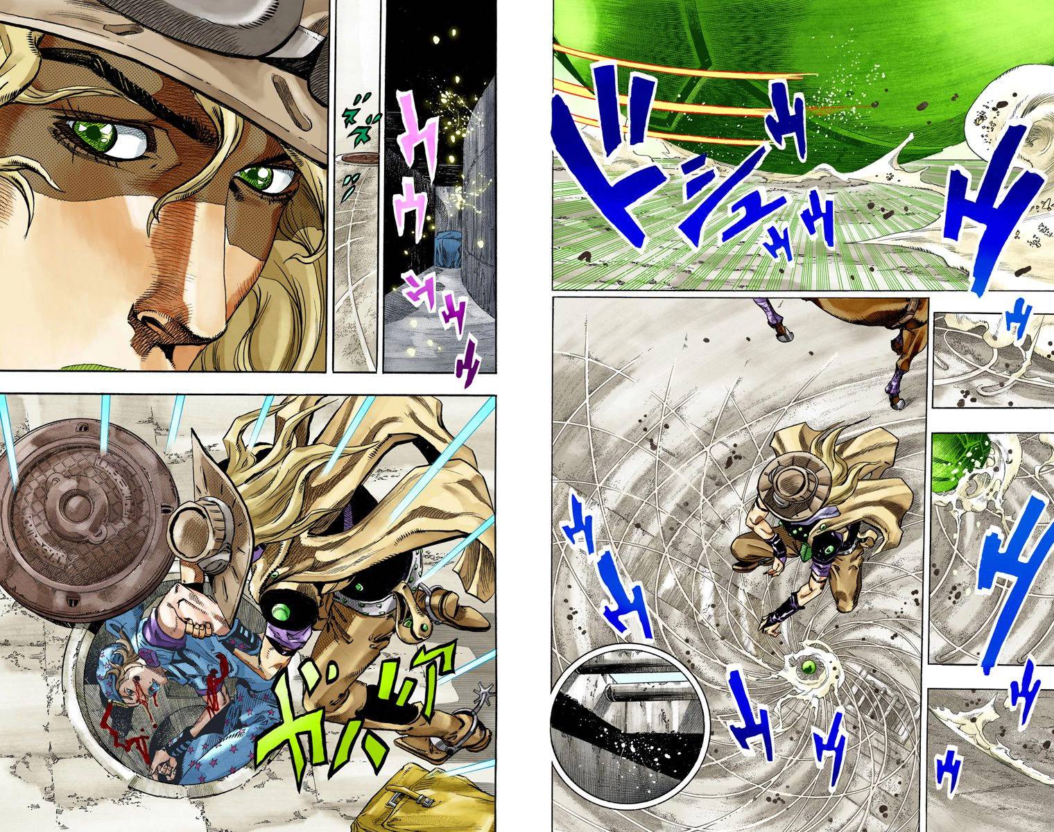 Манга Невероятные Приключения ДжоДжо Часть 7: Steel Ball Run (Цветная версия) - Глава 69 Страница 68