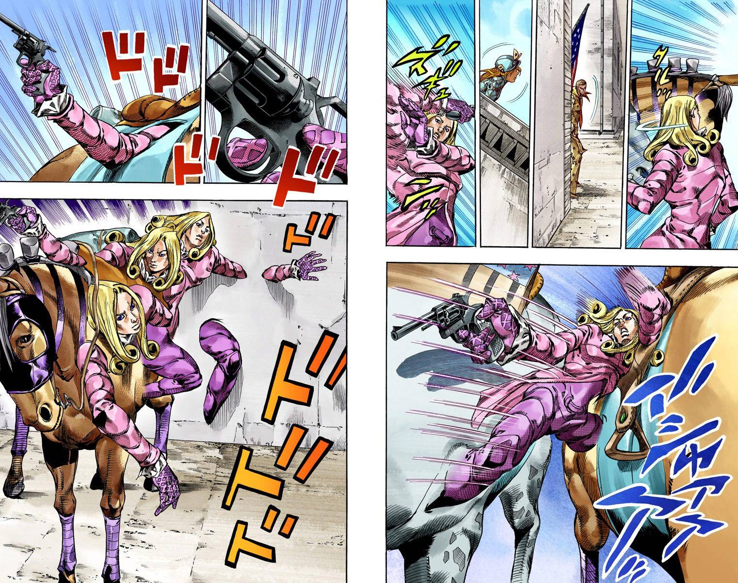 Манга Невероятные Приключения ДжоДжо Часть 7: Steel Ball Run (Цветная версия) - Глава 69 Страница 25