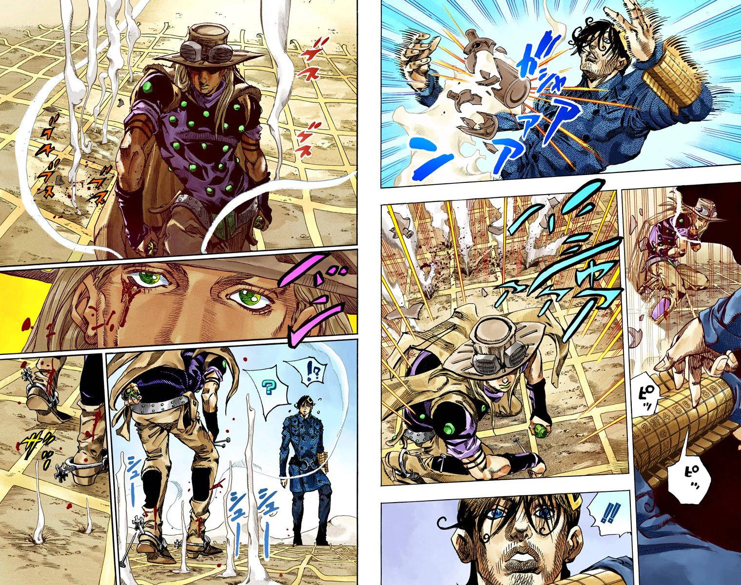 Манга Невероятные Приключения ДжоДжо Часть 7: Steel Ball Run (Цветная версия) - Глава 64 Страница 44