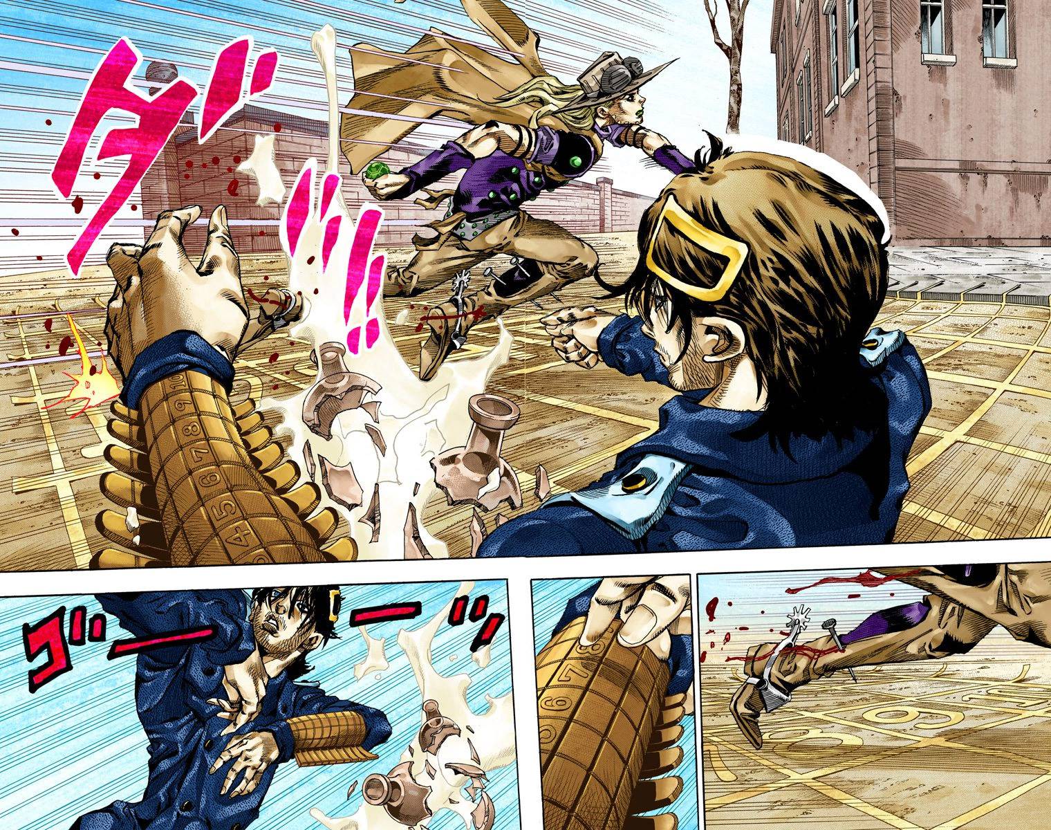 Манга Невероятные Приключения ДжоДжо Часть 7: Steel Ball Run (Цветная версия) - Глава 64 Страница 40