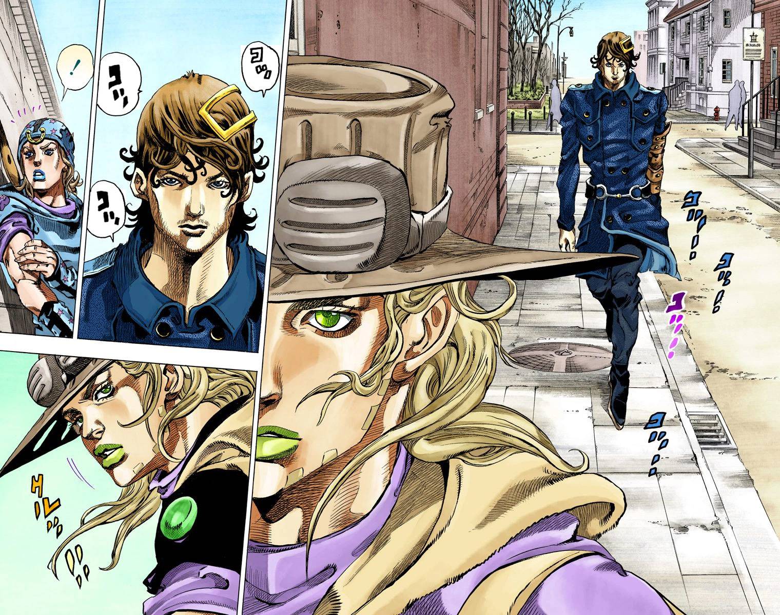 Манга Невероятные Приключения ДжоДжо Часть 7: Steel Ball Run (Цветная версия) - Глава 64 Страница 13