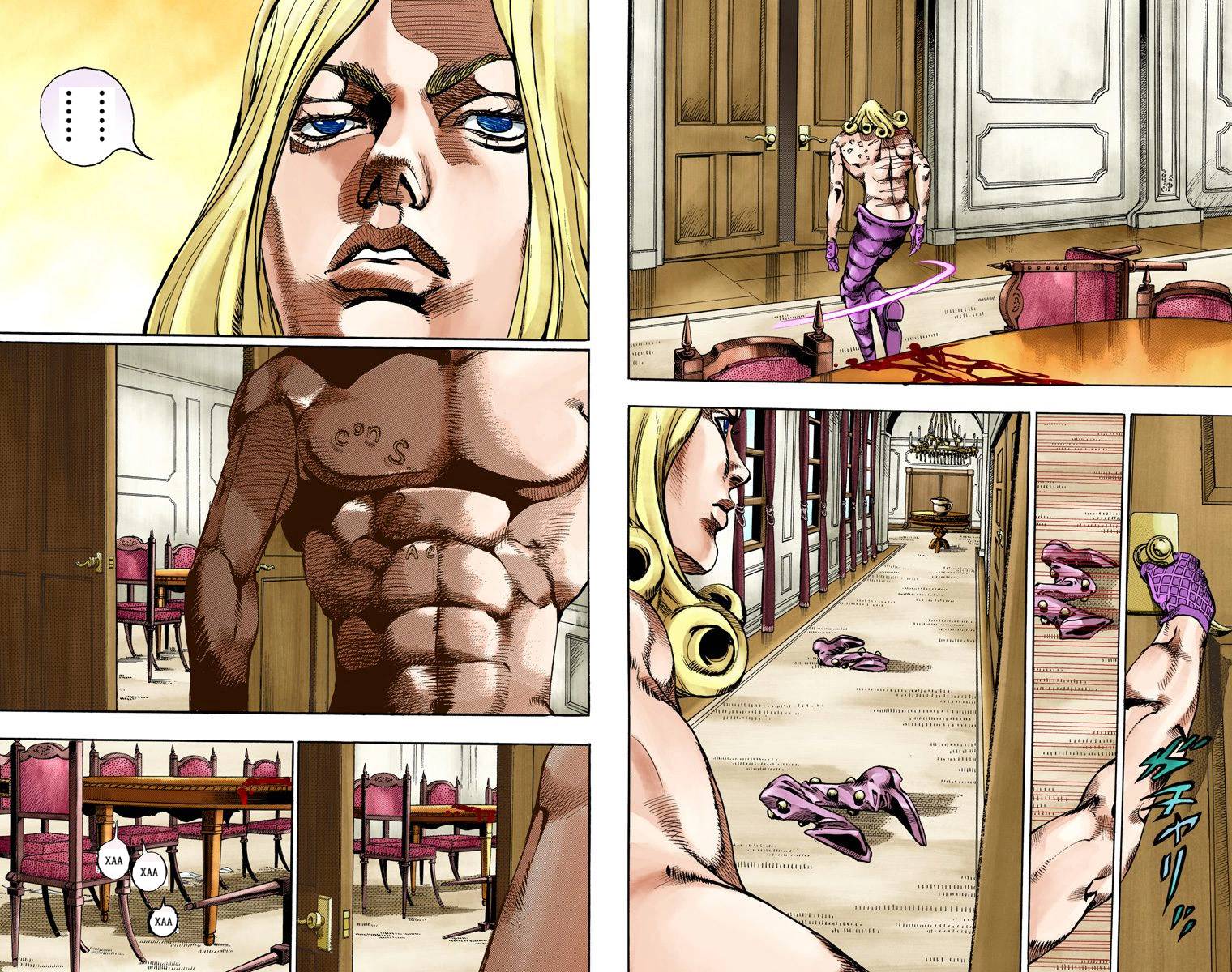 Манга Невероятные Приключения ДжоДжо Часть 7: Steel Ball Run (Цветная версия) - Глава 60 Страница 65