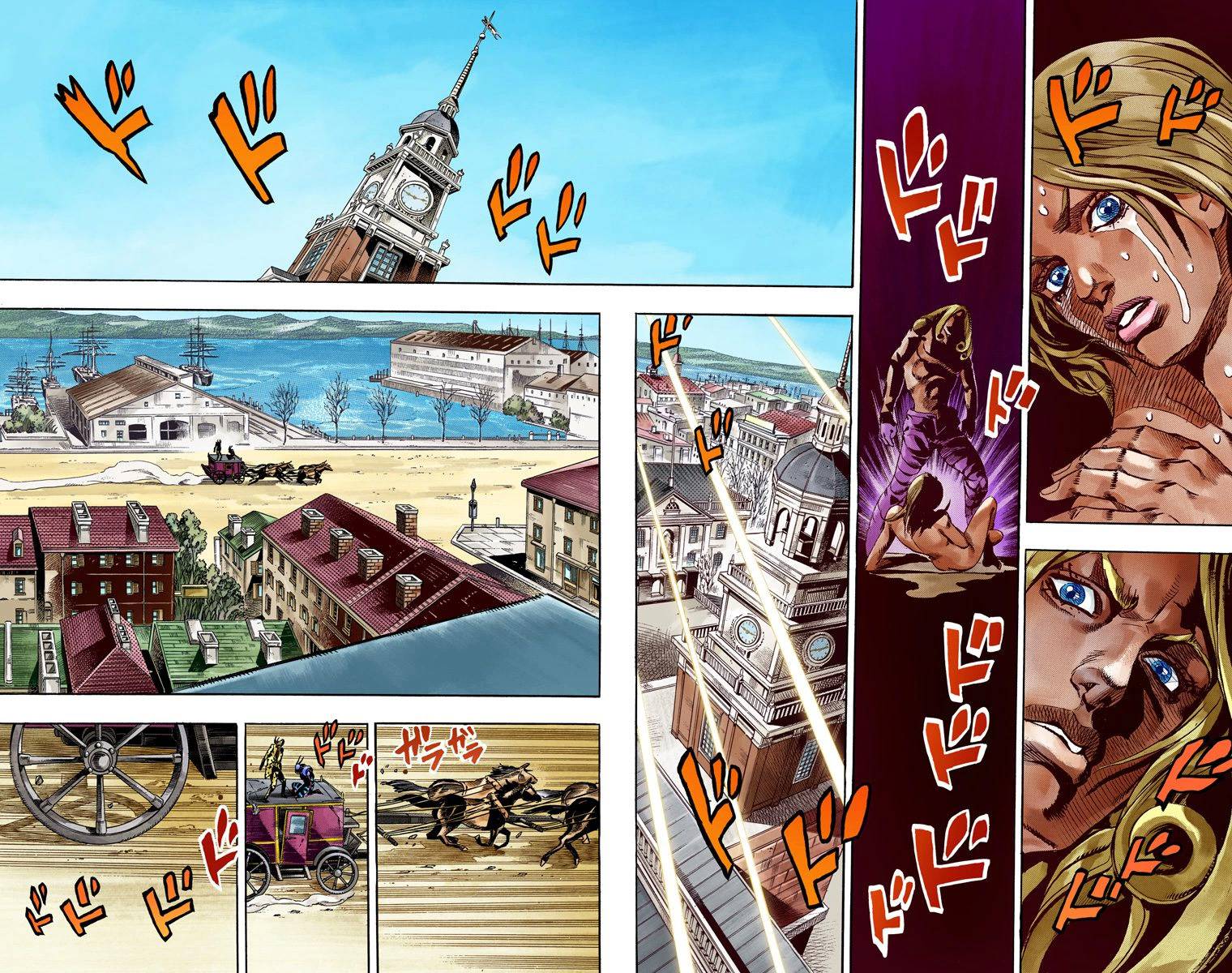 Манга Невероятные Приключения ДжоДжо Часть 7: Steel Ball Run (Цветная версия) - Глава 60 Страница 78