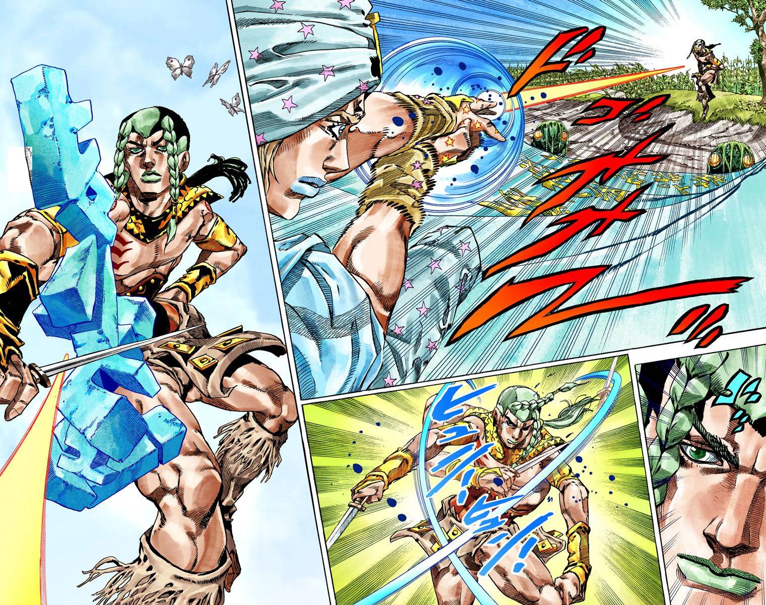 Манга Невероятные Приключения ДжоДжо Часть 7: Steel Ball Run (Цветная версия) - Глава 44 Страница 40