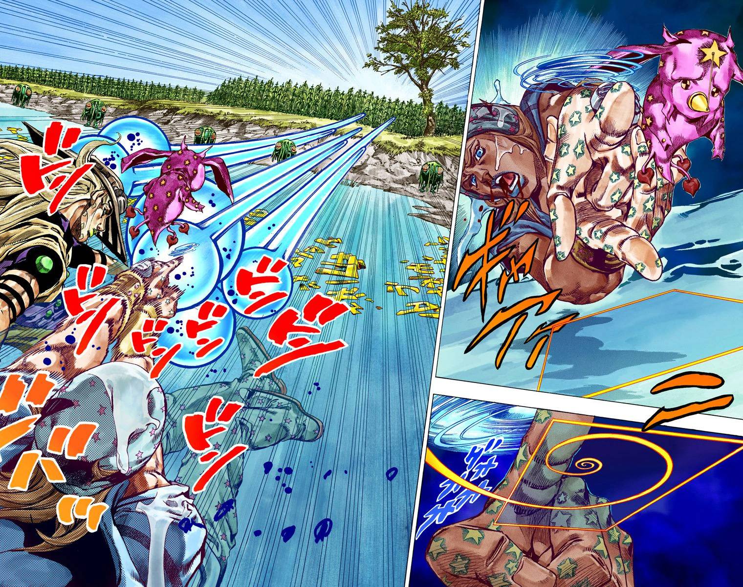 Манга Невероятные Приключения ДжоДжо Часть 7: Steel Ball Run (Цветная версия) - Глава 44 Страница 20
