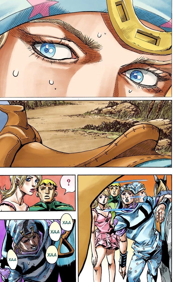 Манга Невероятные Приключения ДжоДжо Часть 7: Steel Ball Run (Цветная версия) - Глава 90 Страница 12