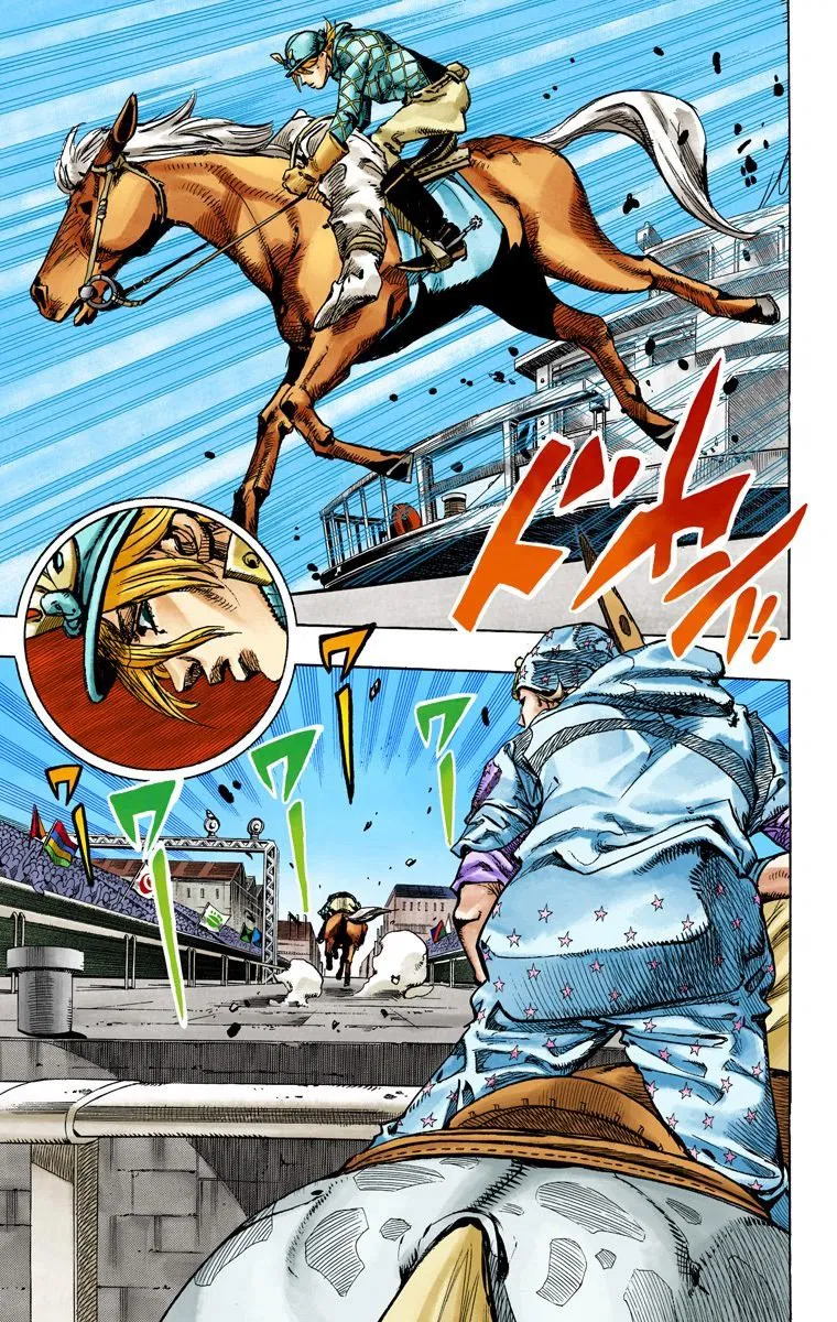 Манга Невероятные Приключения ДжоДжо Часть 7: Steel Ball Run (Цветная версия) - Глава 91 Страница 31