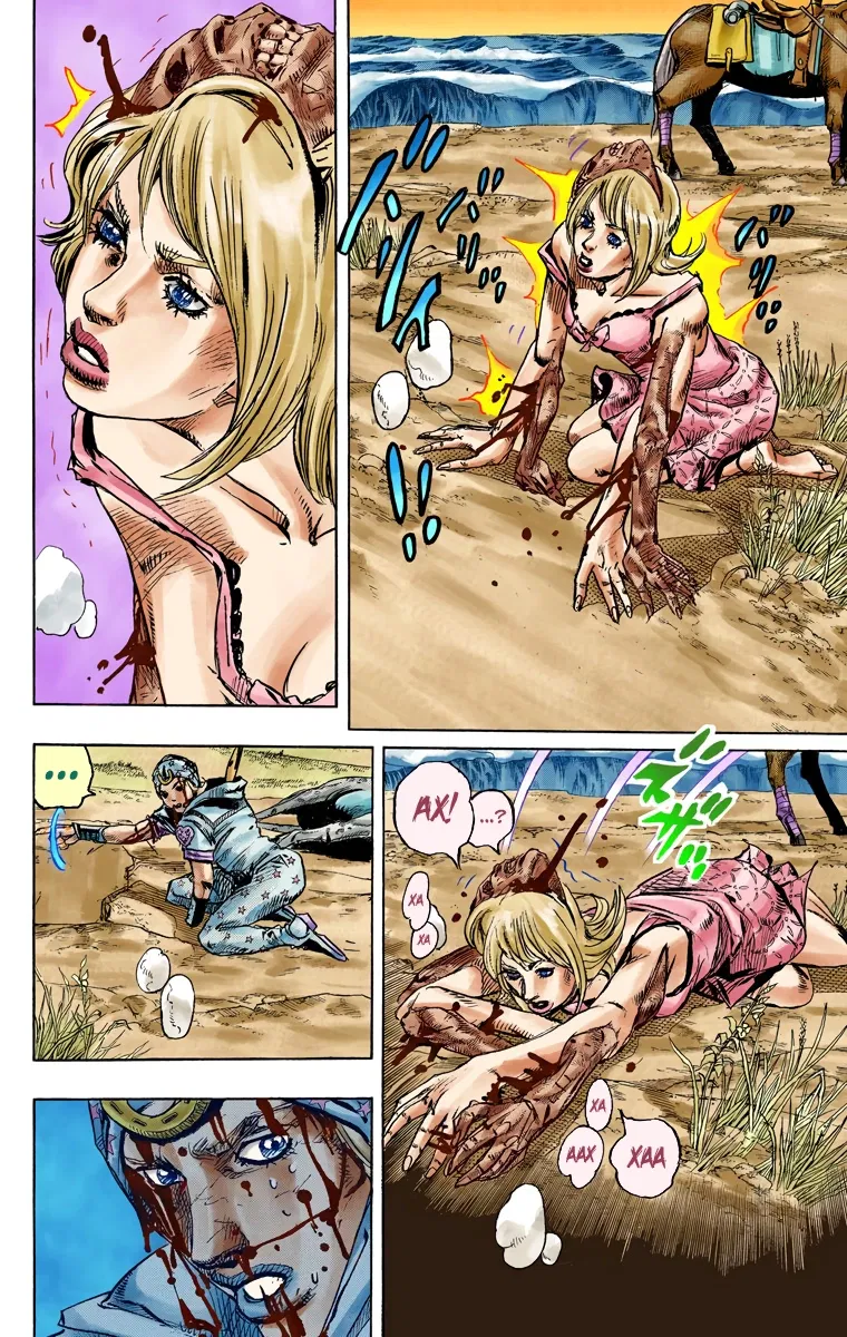 Манга Невероятные Приключения ДжоДжо Часть 7: Steel Ball Run (Цветная версия) - Глава 88 Страница 5