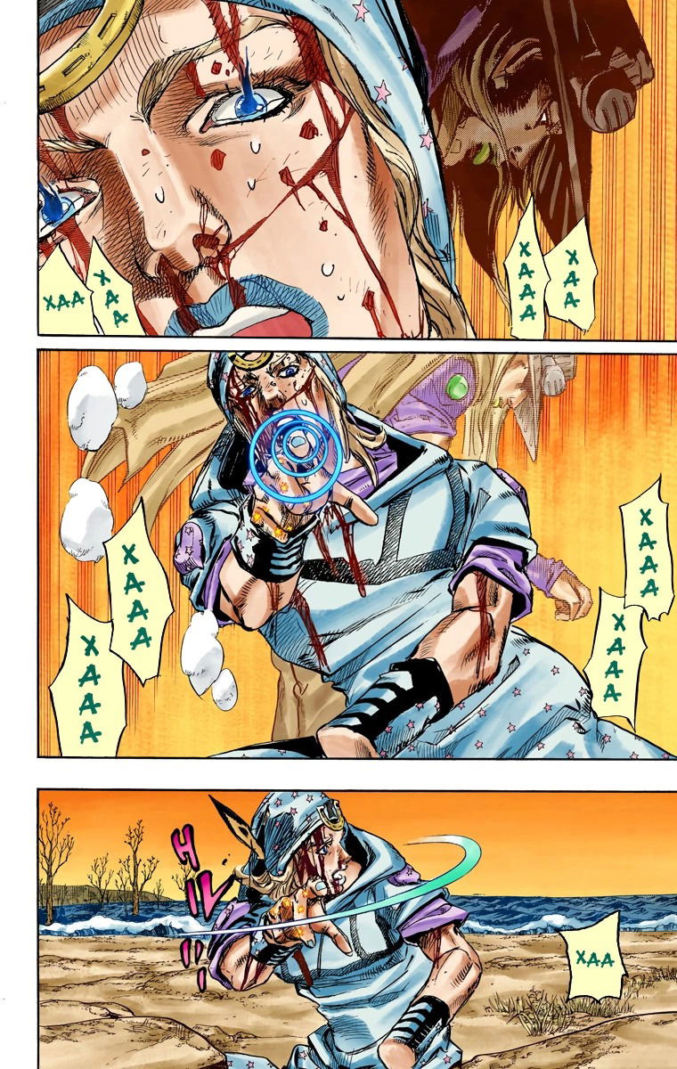 Манга Невероятные Приключения ДжоДжо Часть 7: Steel Ball Run (Цветная версия) - Глава 88 Страница 2