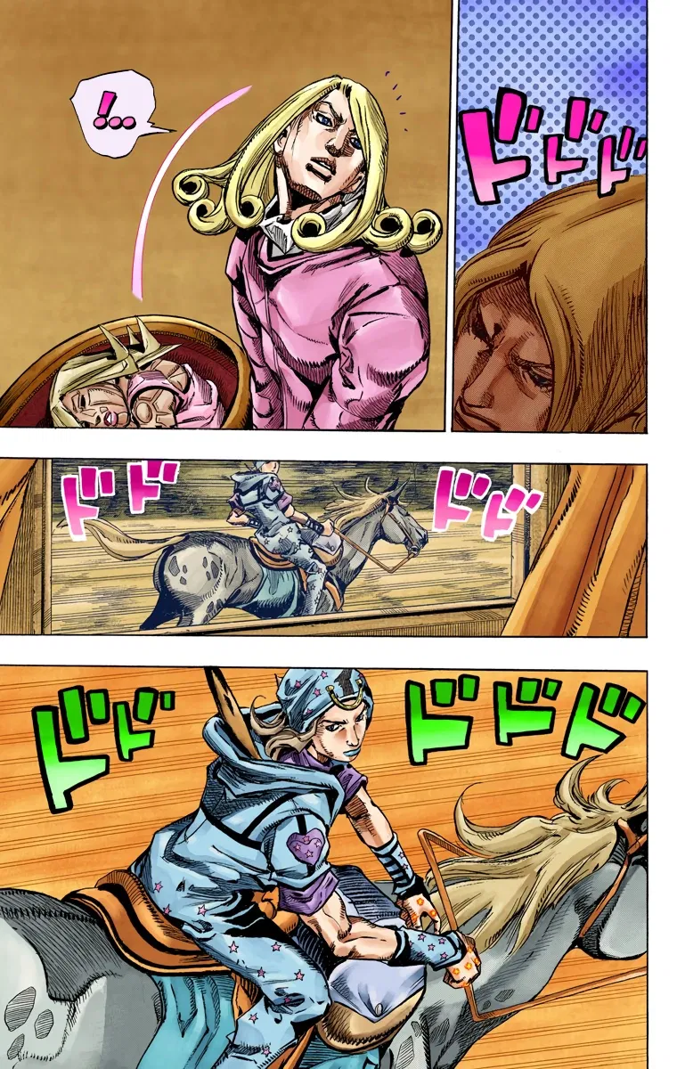 Манга Невероятные Приключения ДжоДжо Часть 7: Steel Ball Run (Цветная версия) - Глава 78 Страница 21