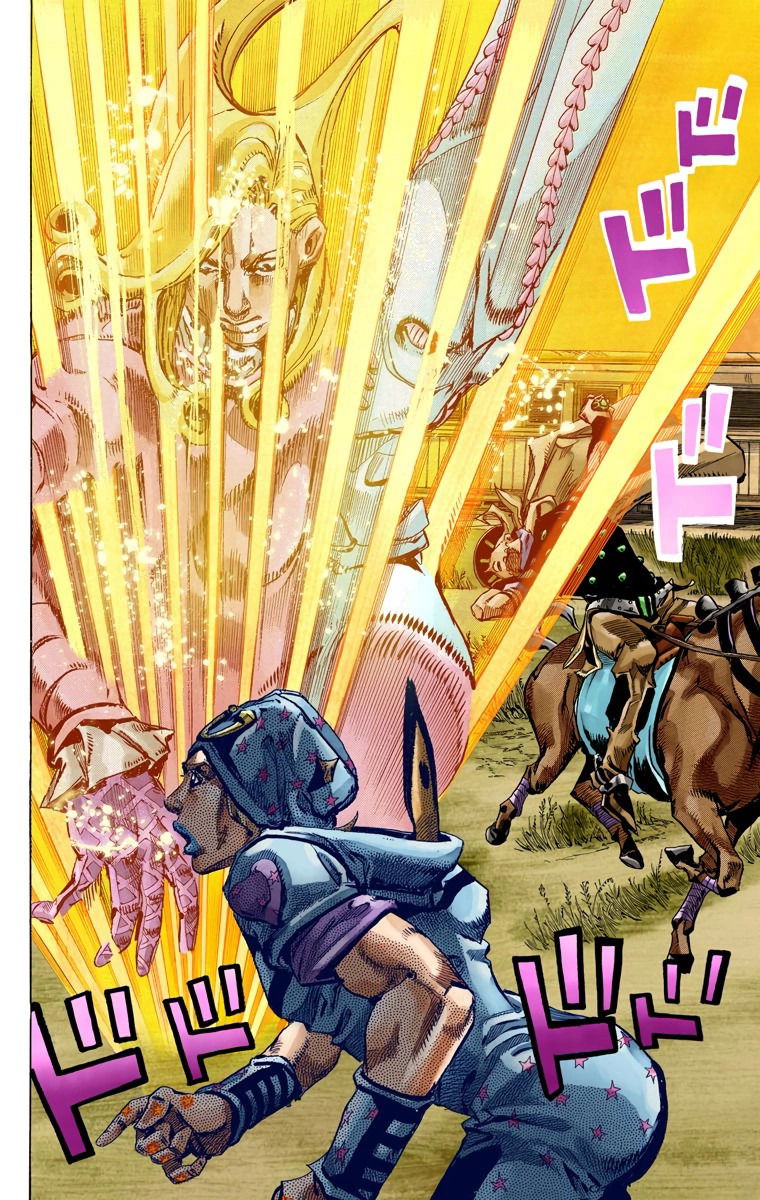 Манга Невероятные Приключения ДжоДжо Часть 7: Steel Ball Run (Цветная версия) - Глава 79 Страница 19