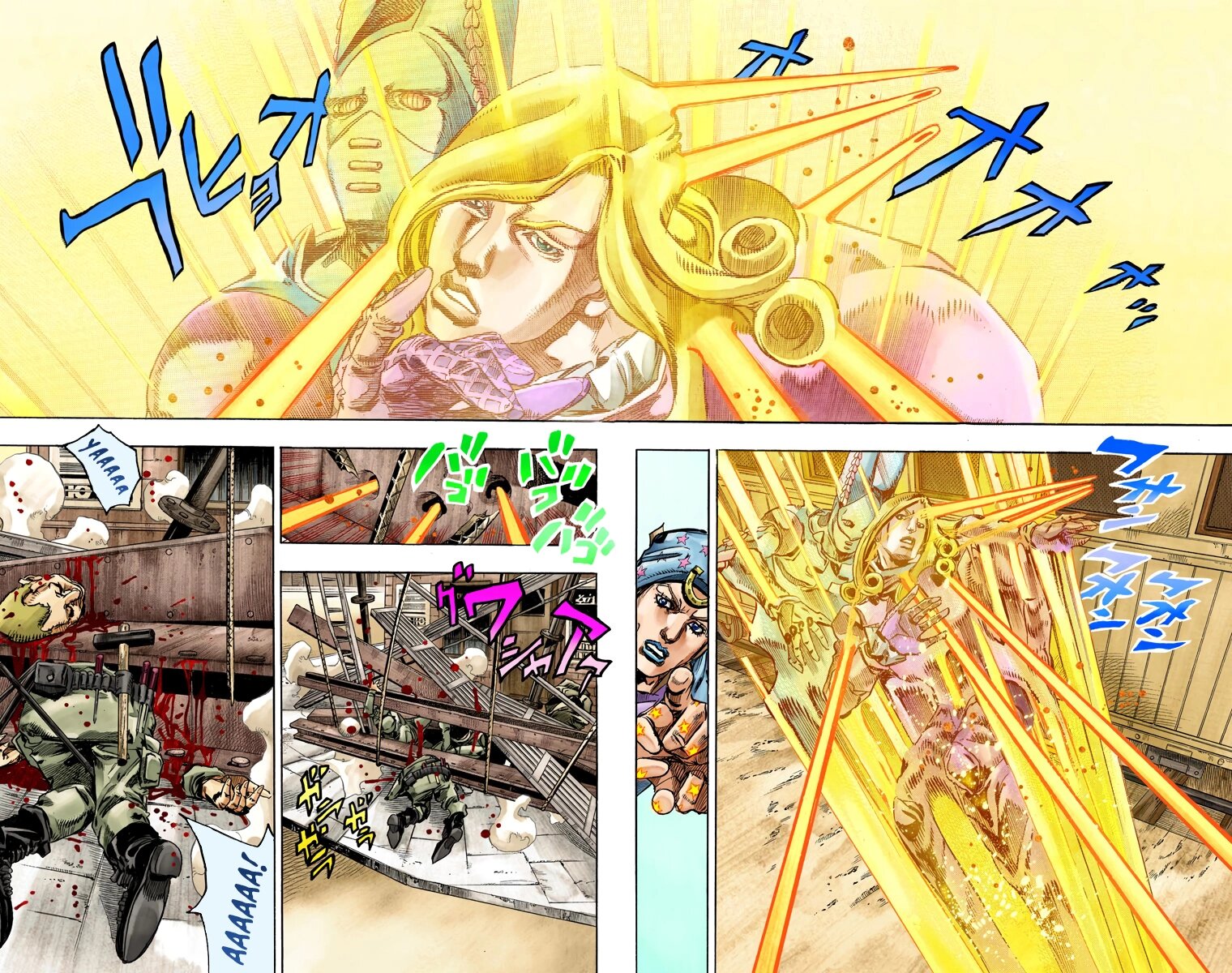 Манга Невероятные Приключения ДжоДжо Часть 7: Steel Ball Run (Цветная версия) - Глава 79 Страница 8