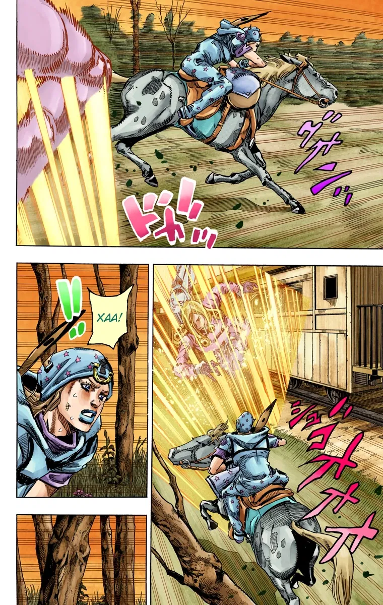 Манга Невероятные Приключения ДжоДжо Часть 7: Steel Ball Run (Цветная версия) - Глава 79 Страница 11