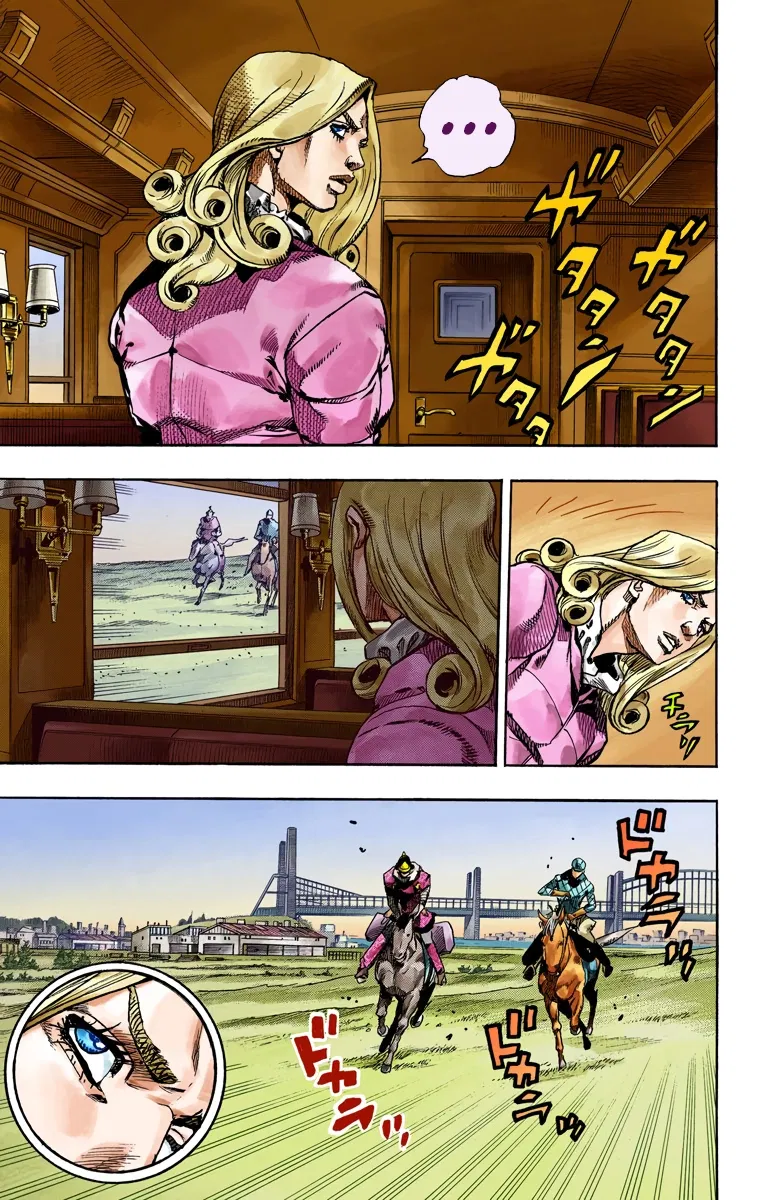 Манга Невероятные Приключения ДжоДжо Часть 7: Steel Ball Run (Цветная версия) - Глава 74 Страница 14