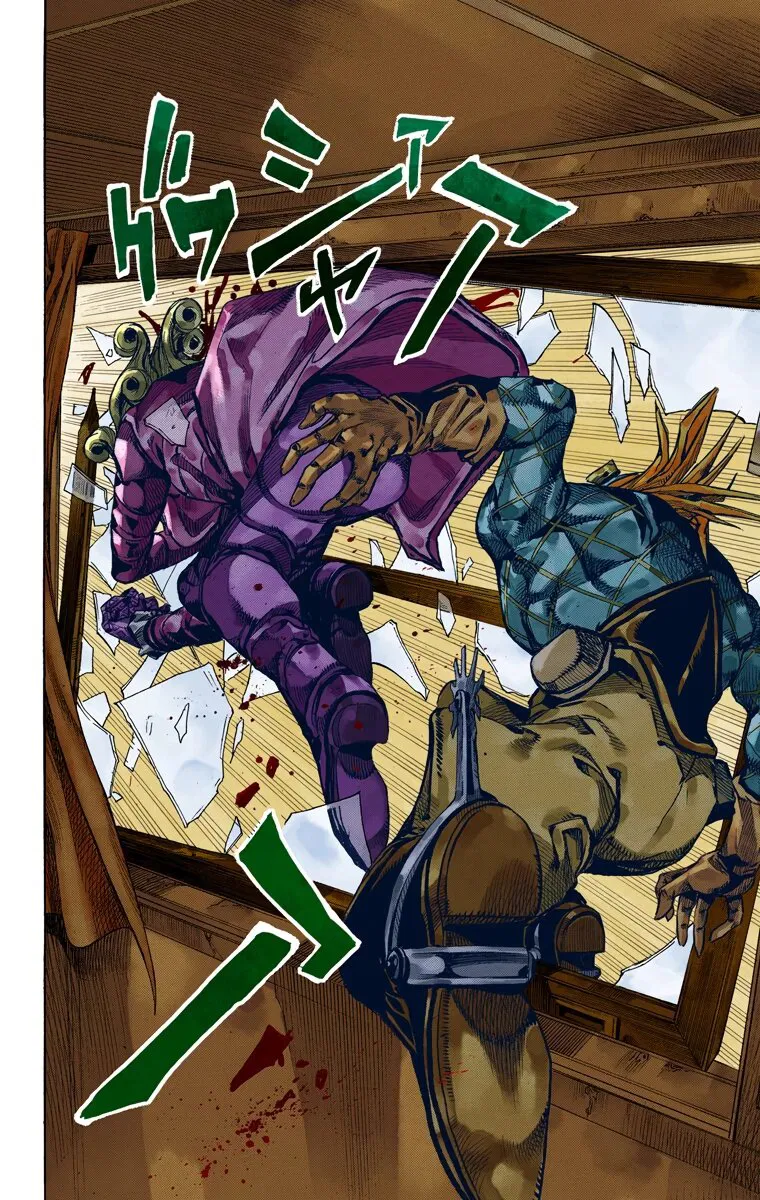 Манга Невероятные Приключения ДжоДжо Часть 7: Steel Ball Run (Цветная версия) - Глава 75 Страница 35