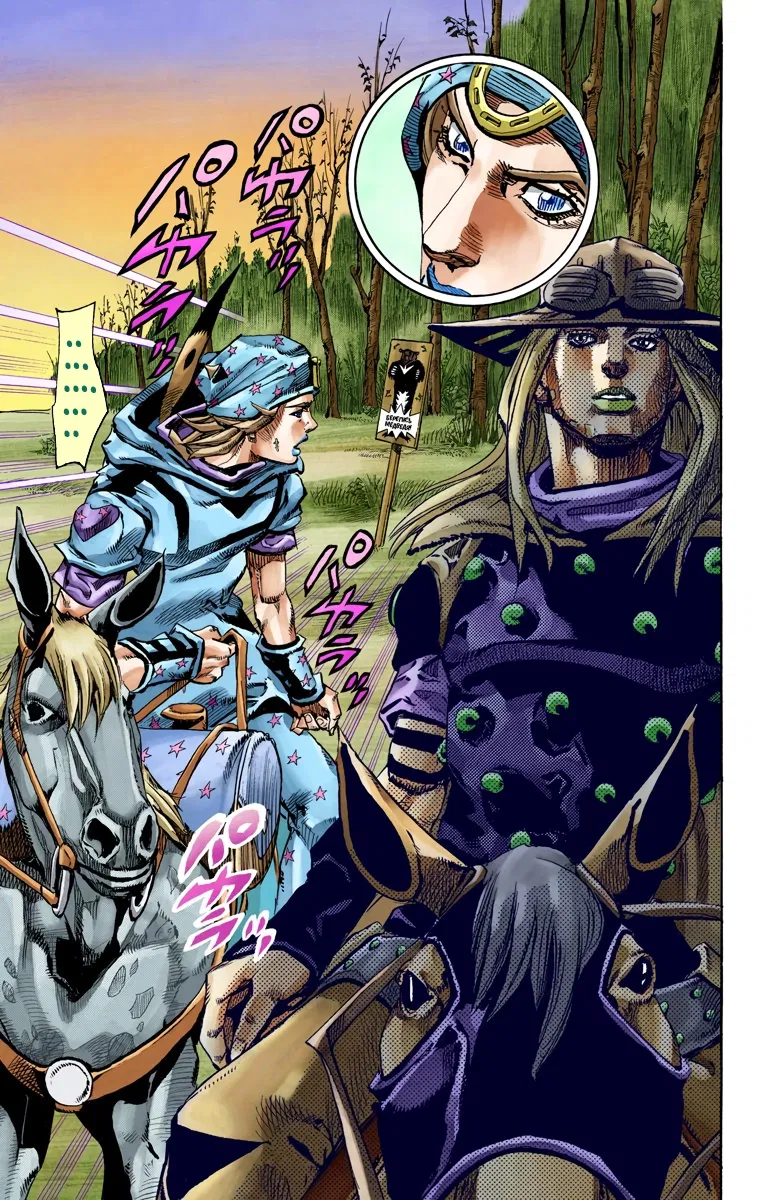 Манга Невероятные Приключения ДжоДжо Часть 7: Steel Ball Run (Цветная версия) - Глава 76 Страница 25