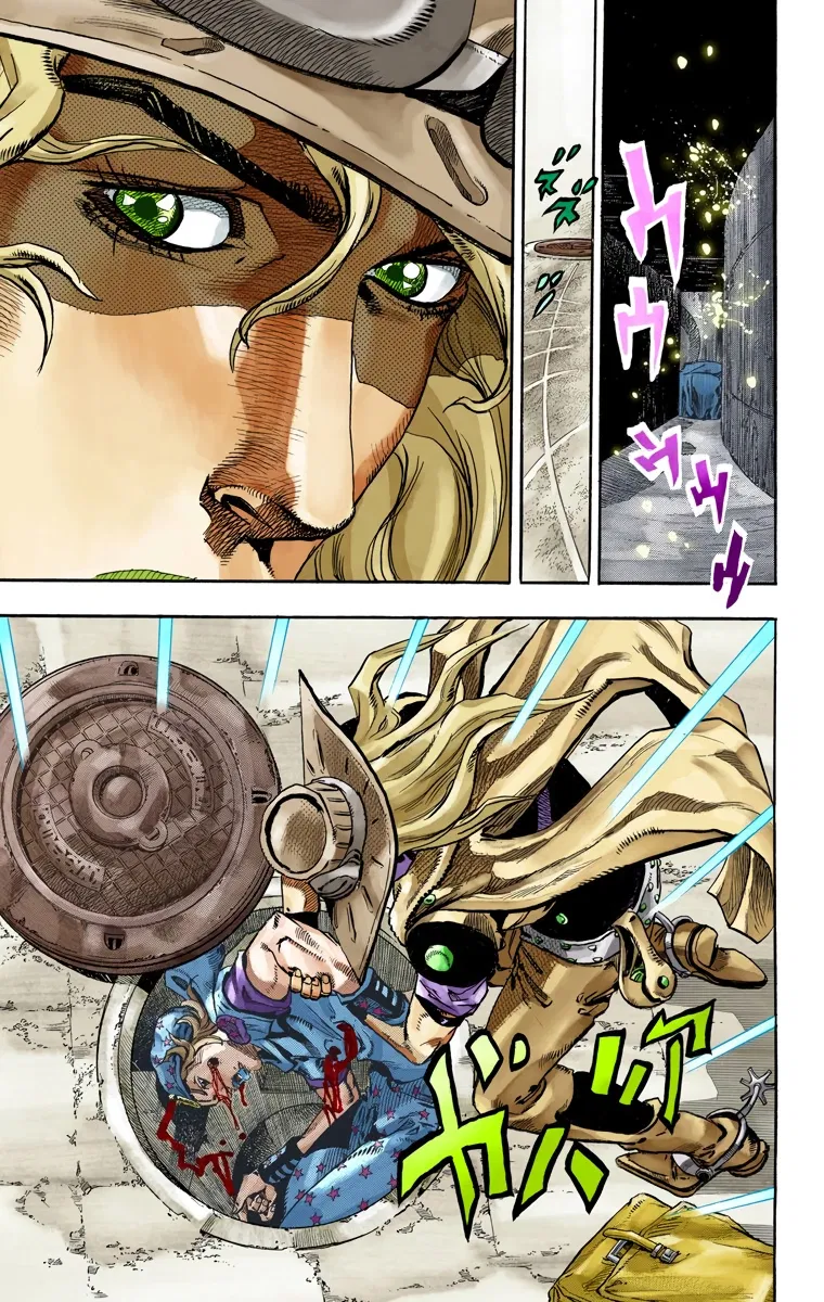 Манга Невероятные Приключения ДжоДжо Часть 7: Steel Ball Run (Цветная версия) - Глава 72 Страница 4