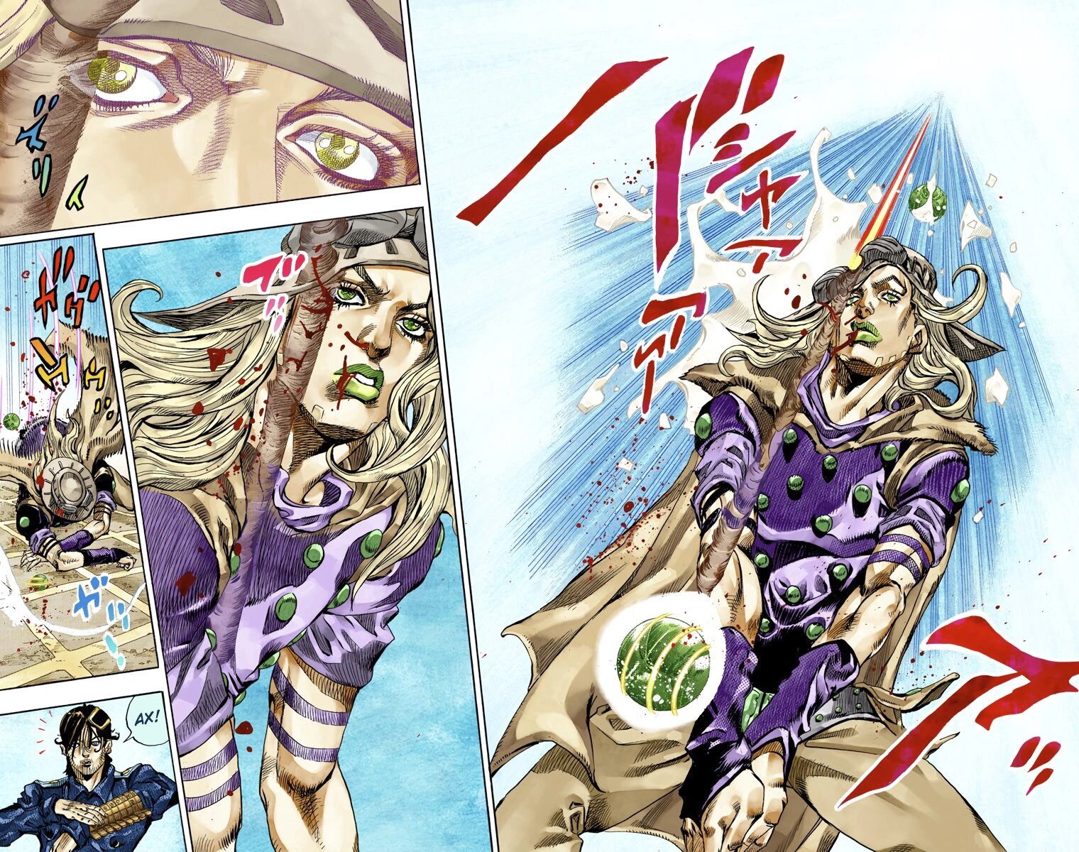 Манга Невероятные Приключения ДжоДжо Часть 7: Steel Ball Run (Цветная версия) - Глава 66 Страница 7