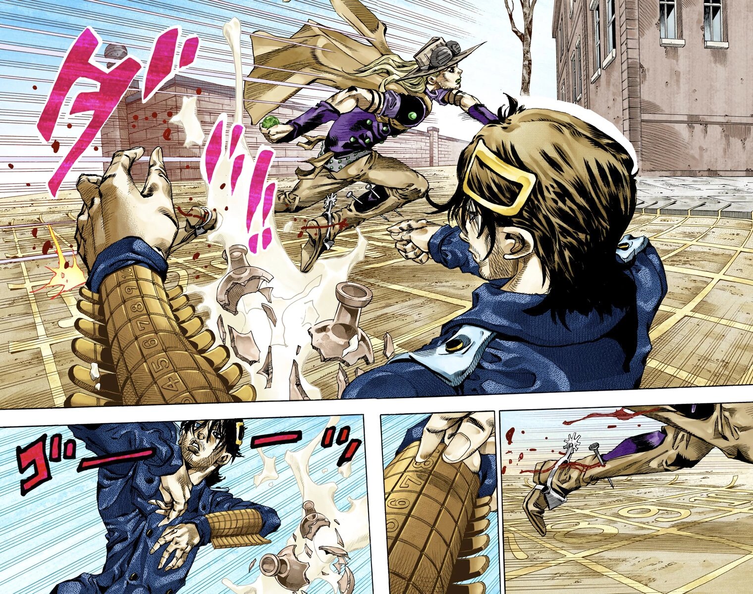 Манга Невероятные Приключения ДжоДжо Часть 7: Steel Ball Run (Цветная версия) - Глава 66 Страница 5