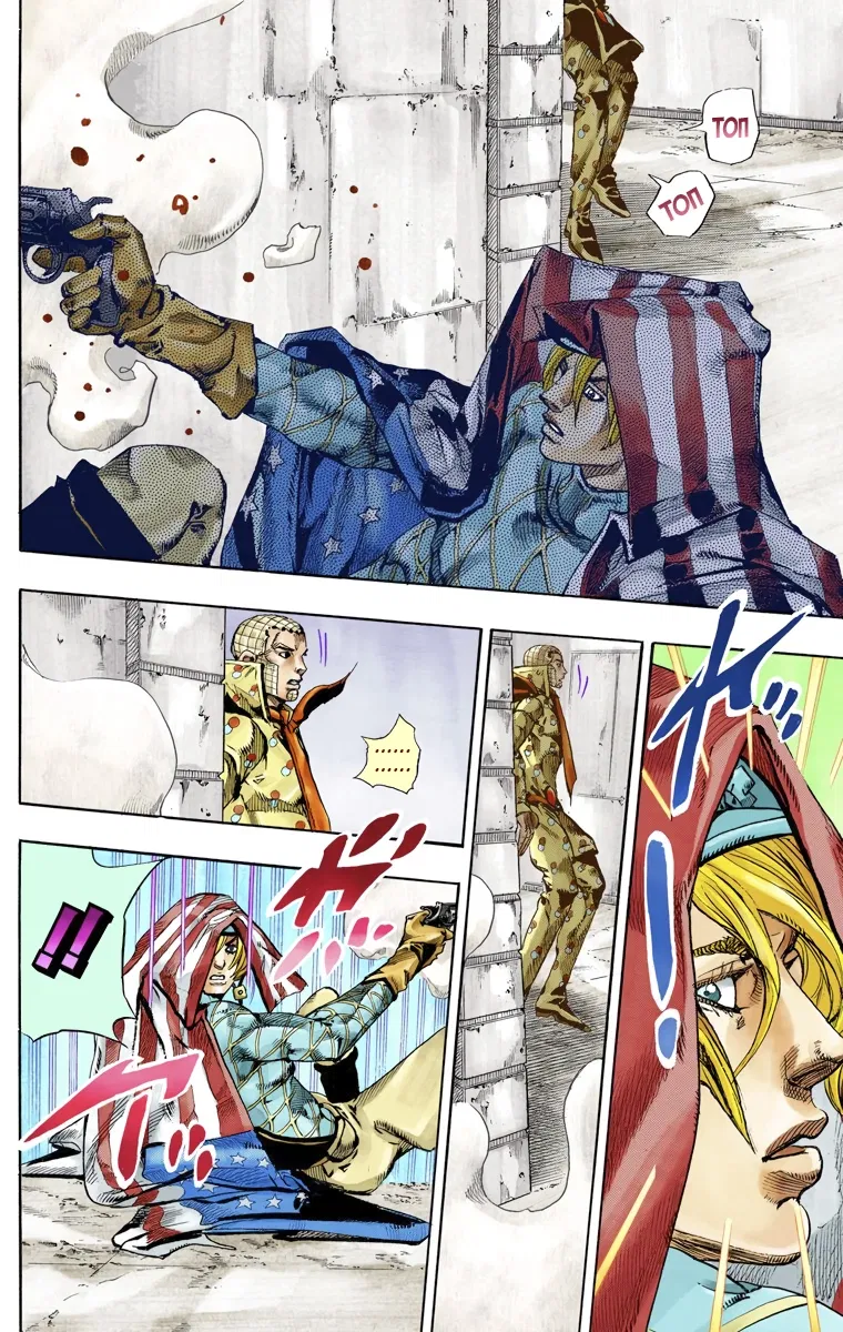 Манга Невероятные Приключения ДжоДжо Часть 7: Steel Ball Run (Цветная версия) - Глава 68 Страница 17